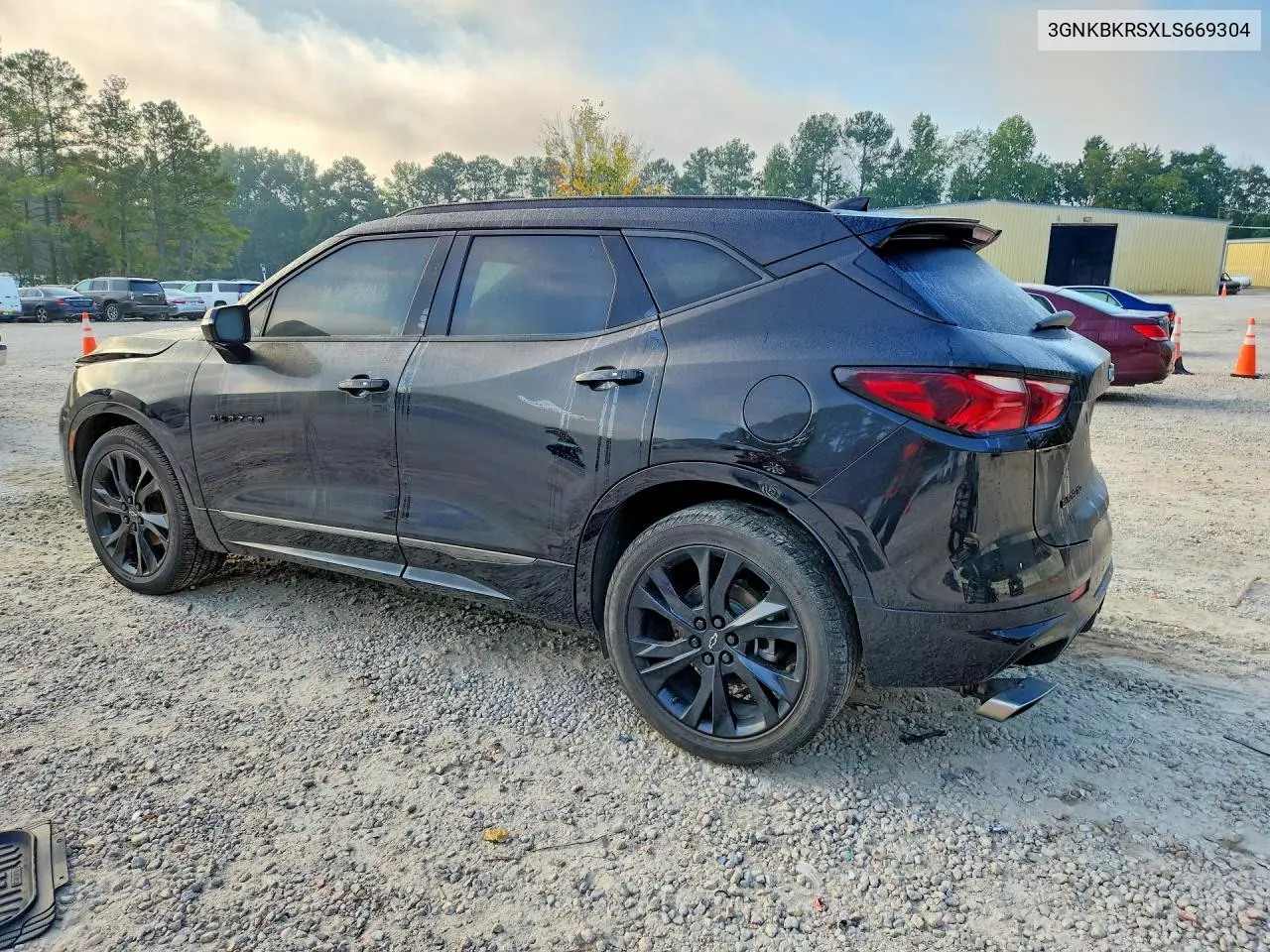 2020 CHEVROLET BLAZER VIN 3GNKBKRSXLS669304 — фото 2