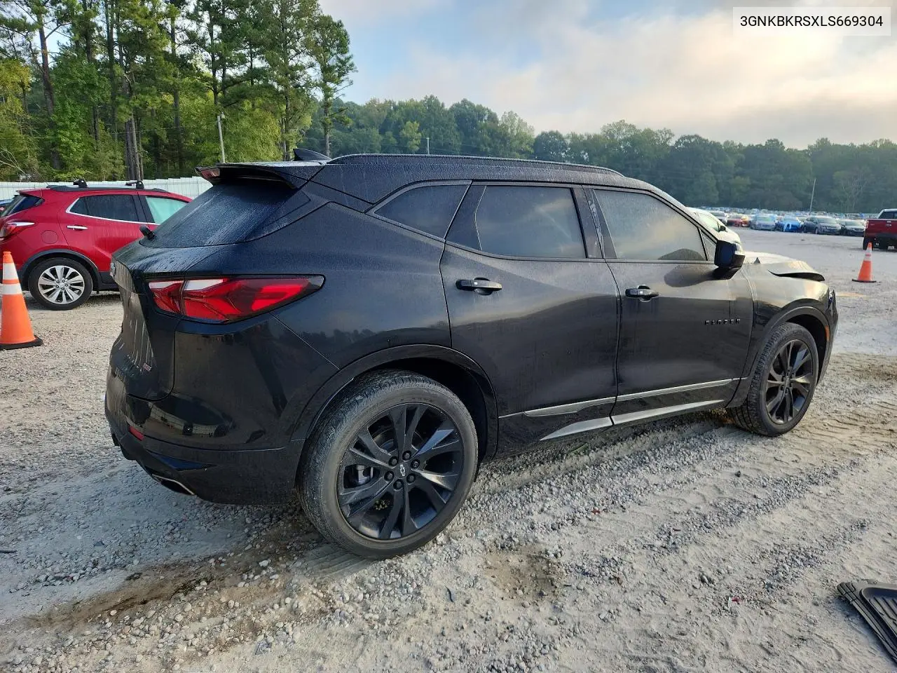 2020 CHEVROLET BLAZER VIN 3GNKBKRSXLS669304 — фото 3