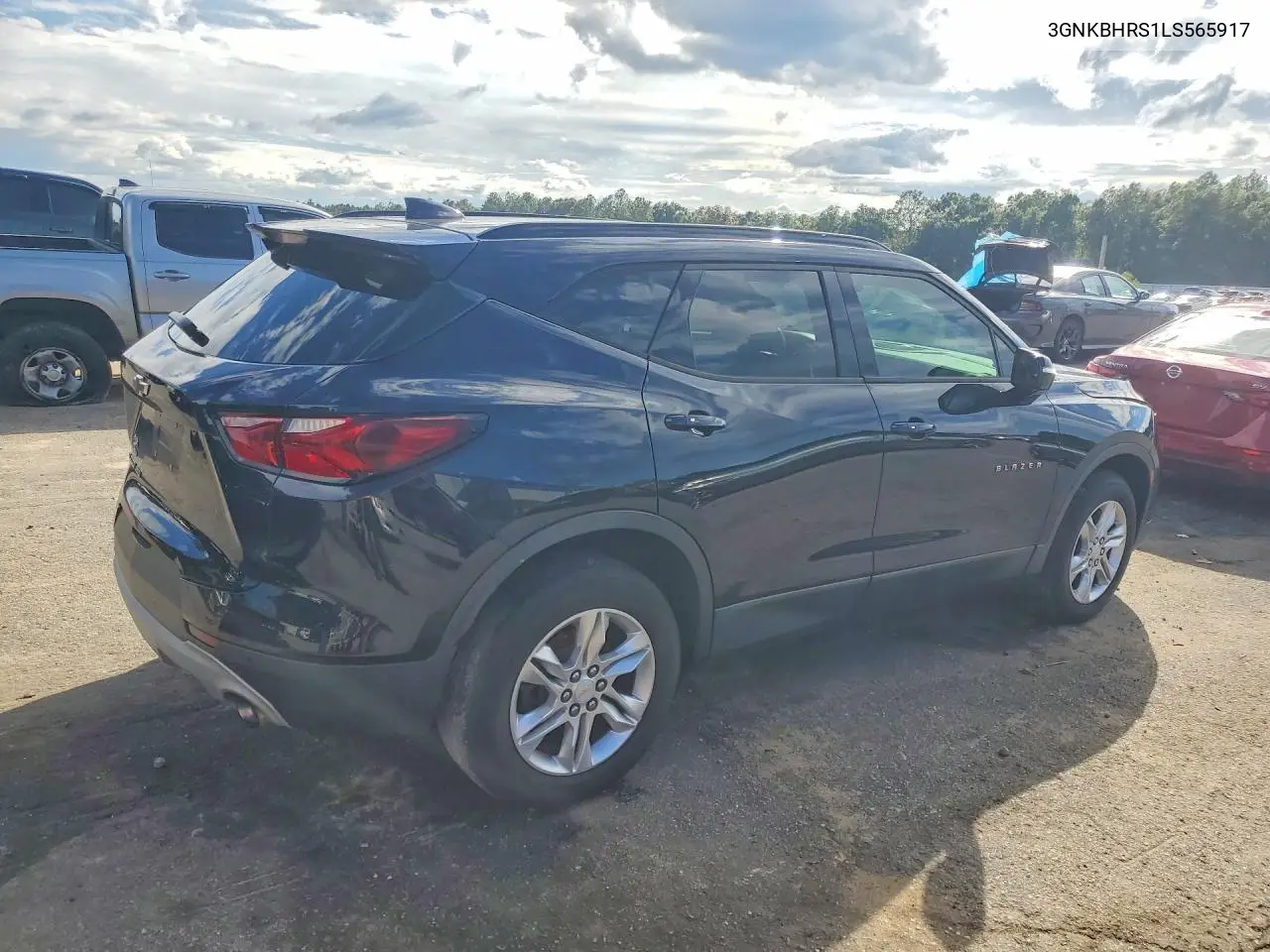 2020 CHEVROLET BLAZER VIN 3GNKBHRS1LS565917 — фото 3