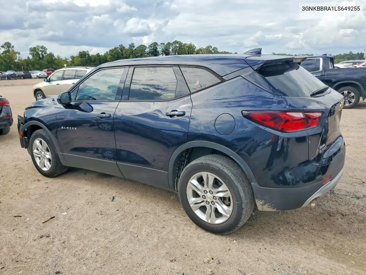 2020 CHEVROLET BLAZER VIN 3GNKBBRA1LS649255 — фото 2