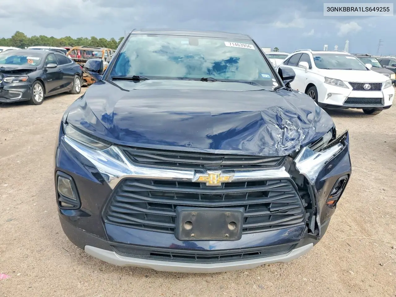 2020 CHEVROLET BLAZER VIN 3GNKBBRA1LS649255 — фото 5