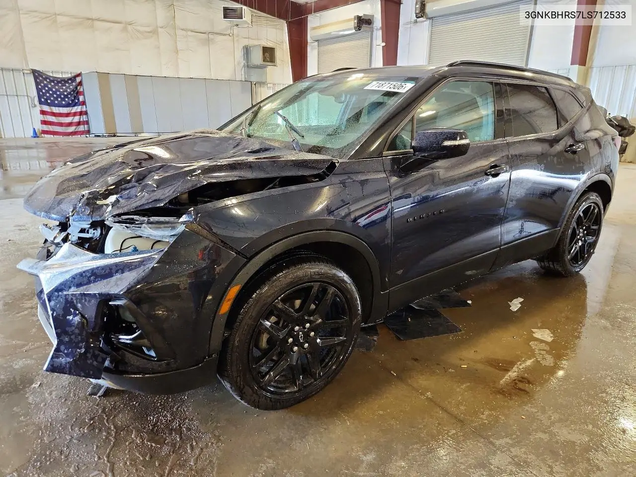 CHEVROLET BLAZER 2020, VIN 3GNKBHRS7LS712533
