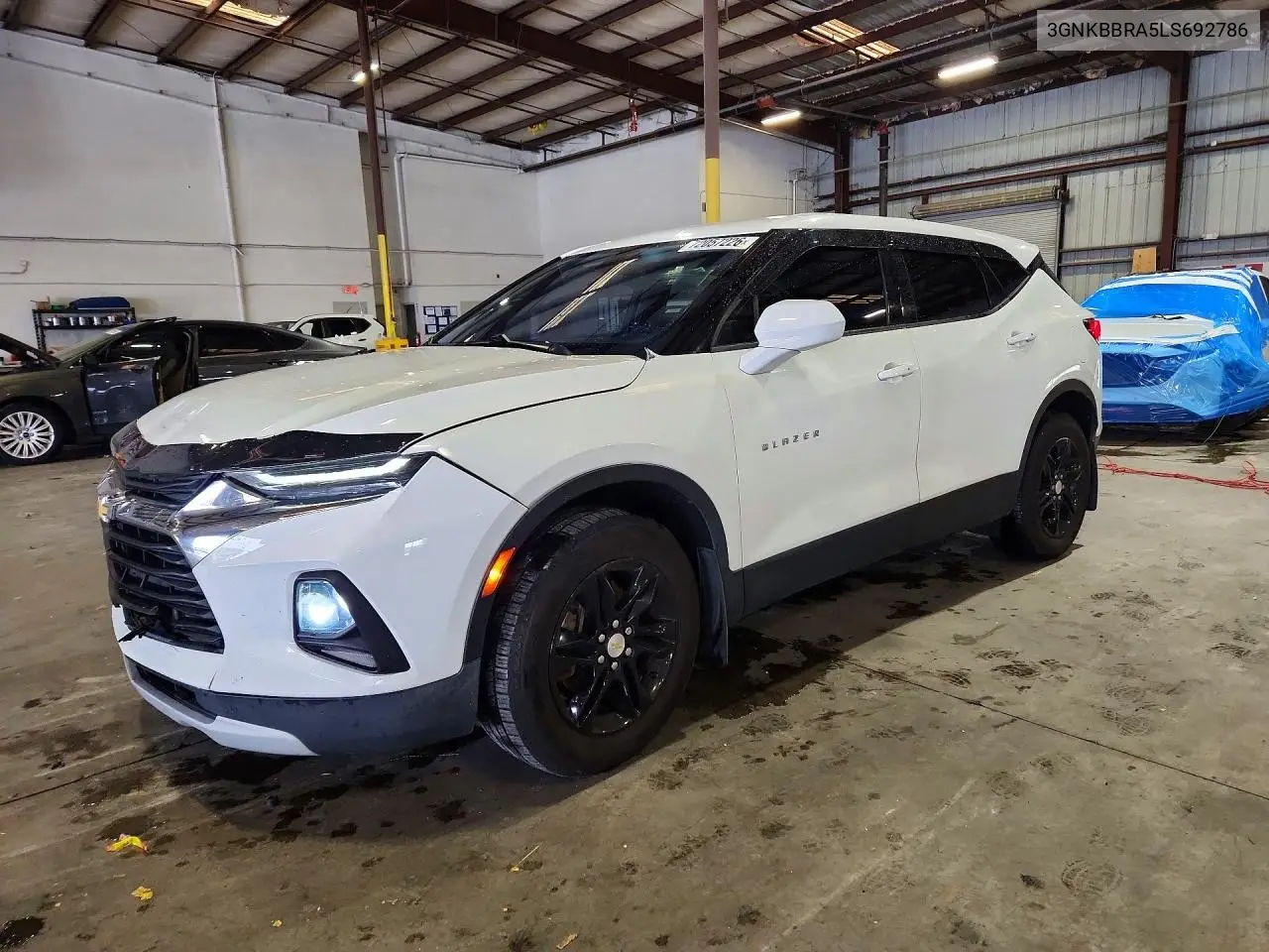 CHEVROLET BLAZER 2020, VIN 3GNKBBRA5LS692786