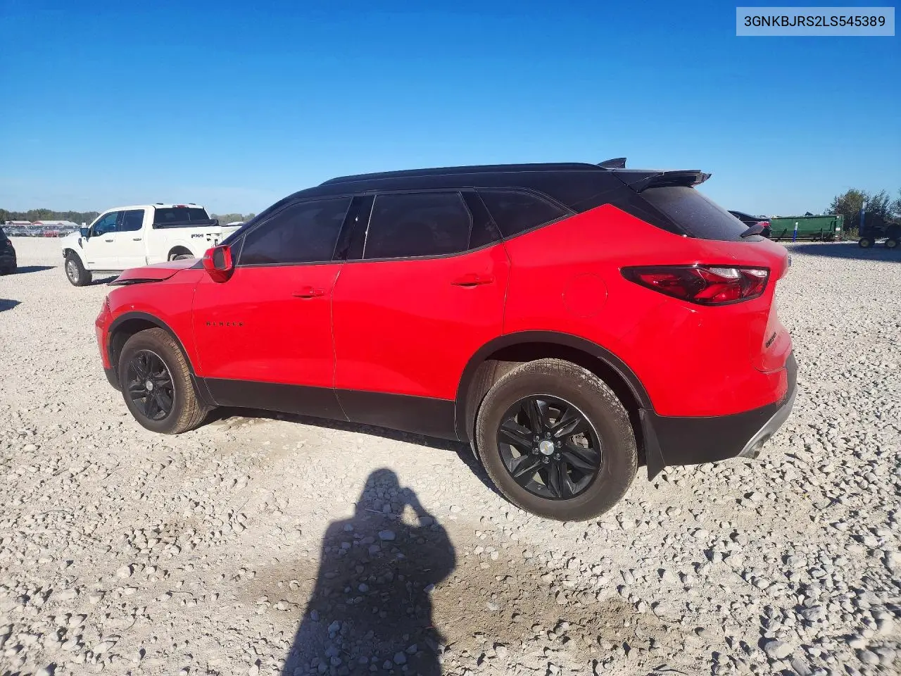 2020 CHEVROLET BLAZER VIN 3GNKBJRS2LS545389 — фото 2