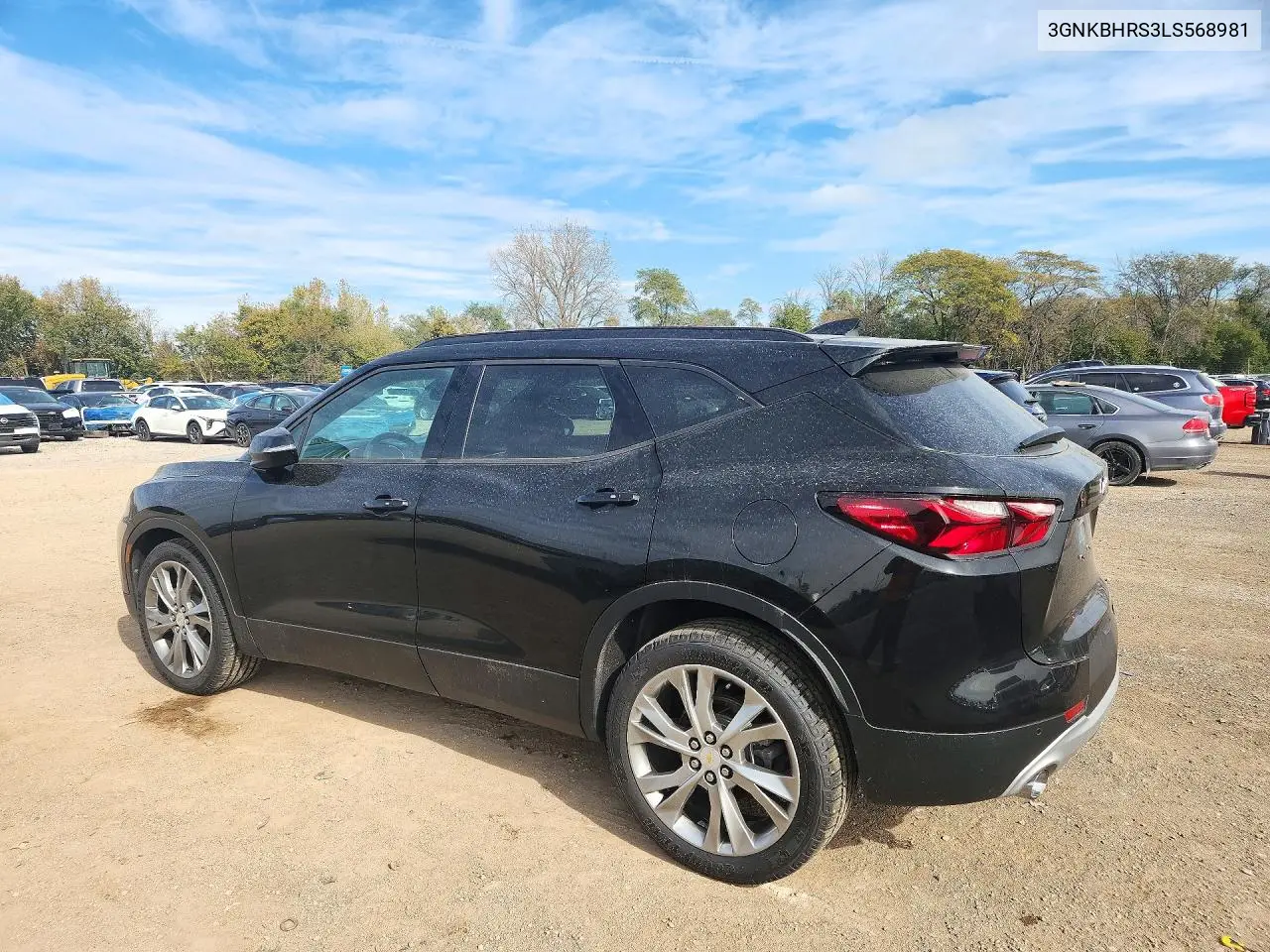 2020 CHEVROLET BLAZER VIN 3GNKBHRS3LS568981 — фото 2