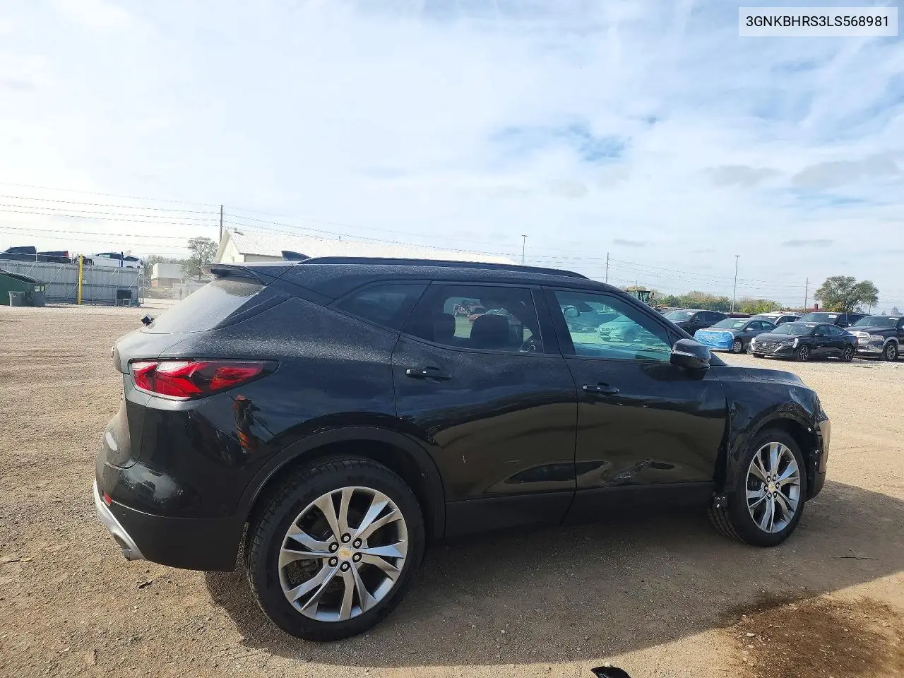 2020 CHEVROLET BLAZER VIN 3GNKBHRS3LS568981 — фото 3