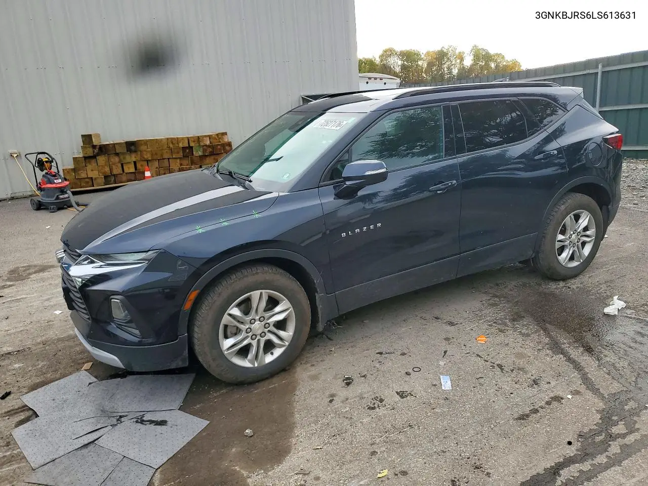 CHEVROLET BLAZER 2020, VIN 3GNKBJRS6LS613631