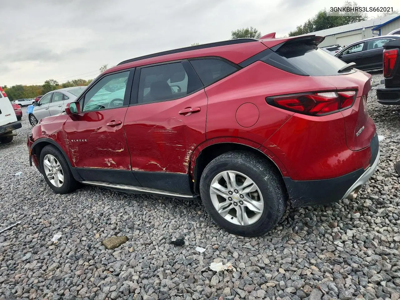 2020 CHEVROLET BLAZER VIN 3GNKBHRS3LS662021 — фото 2