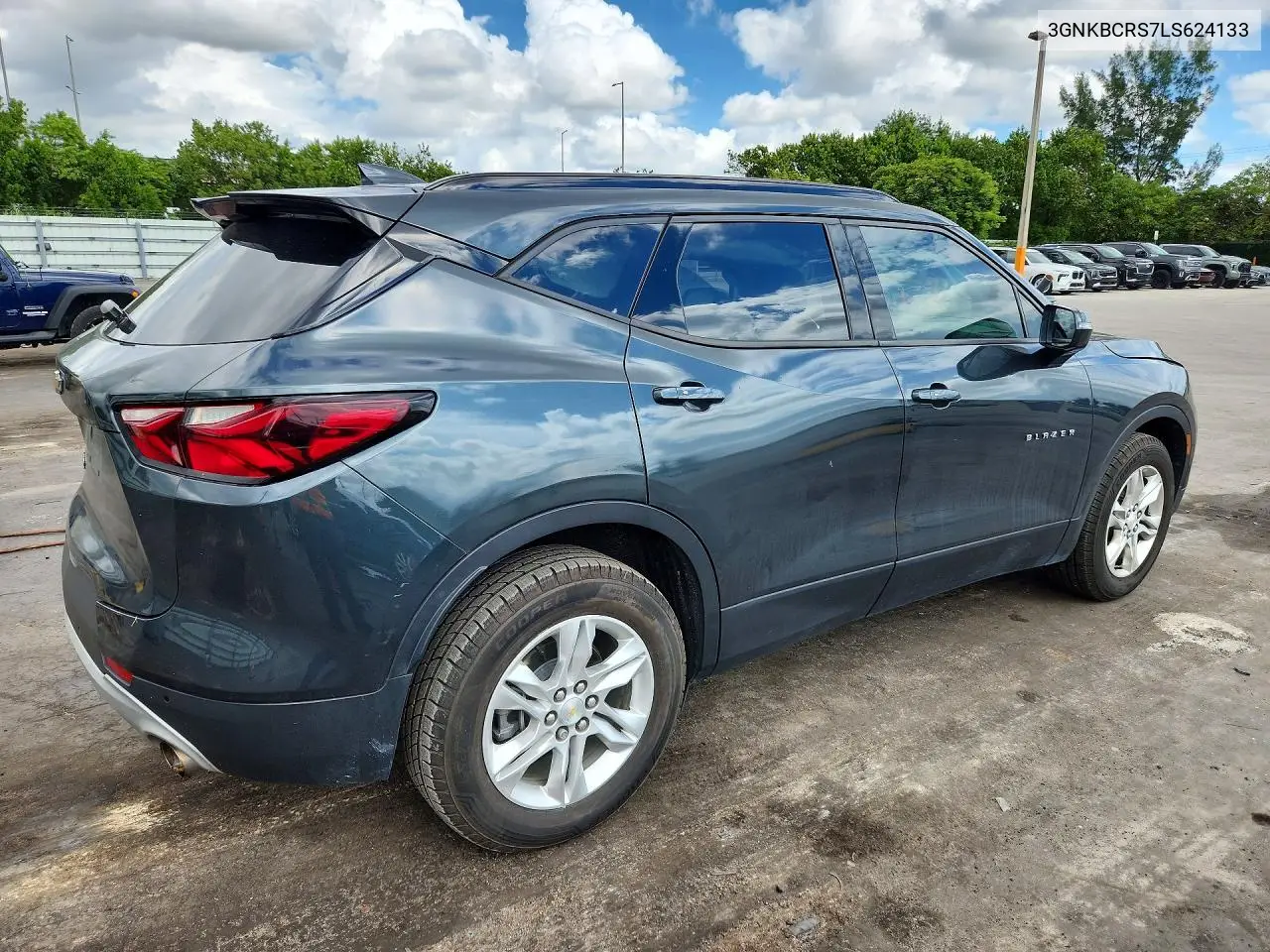 2020 CHEVROLET BLAZER VIN 3GNKBCRS7LS624133 — фото 3