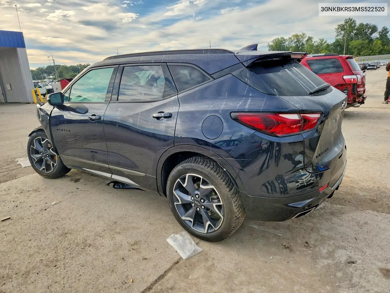 2021 CHEVROLET BLAZER VIN 3GNKBKRS3MS522520 — фото 2