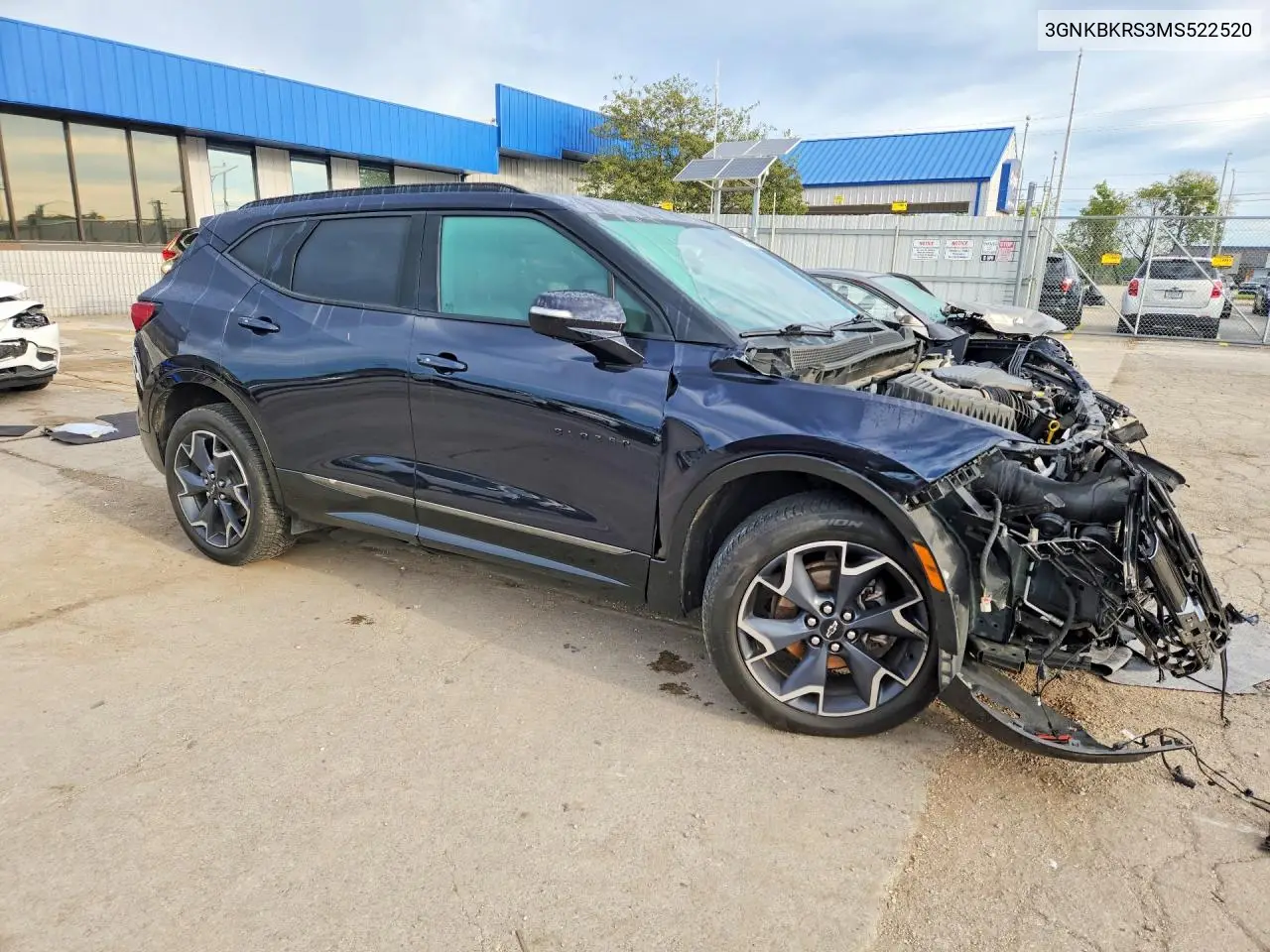 2021 CHEVROLET BLAZER VIN 3GNKBKRS3MS522520 — фото 4