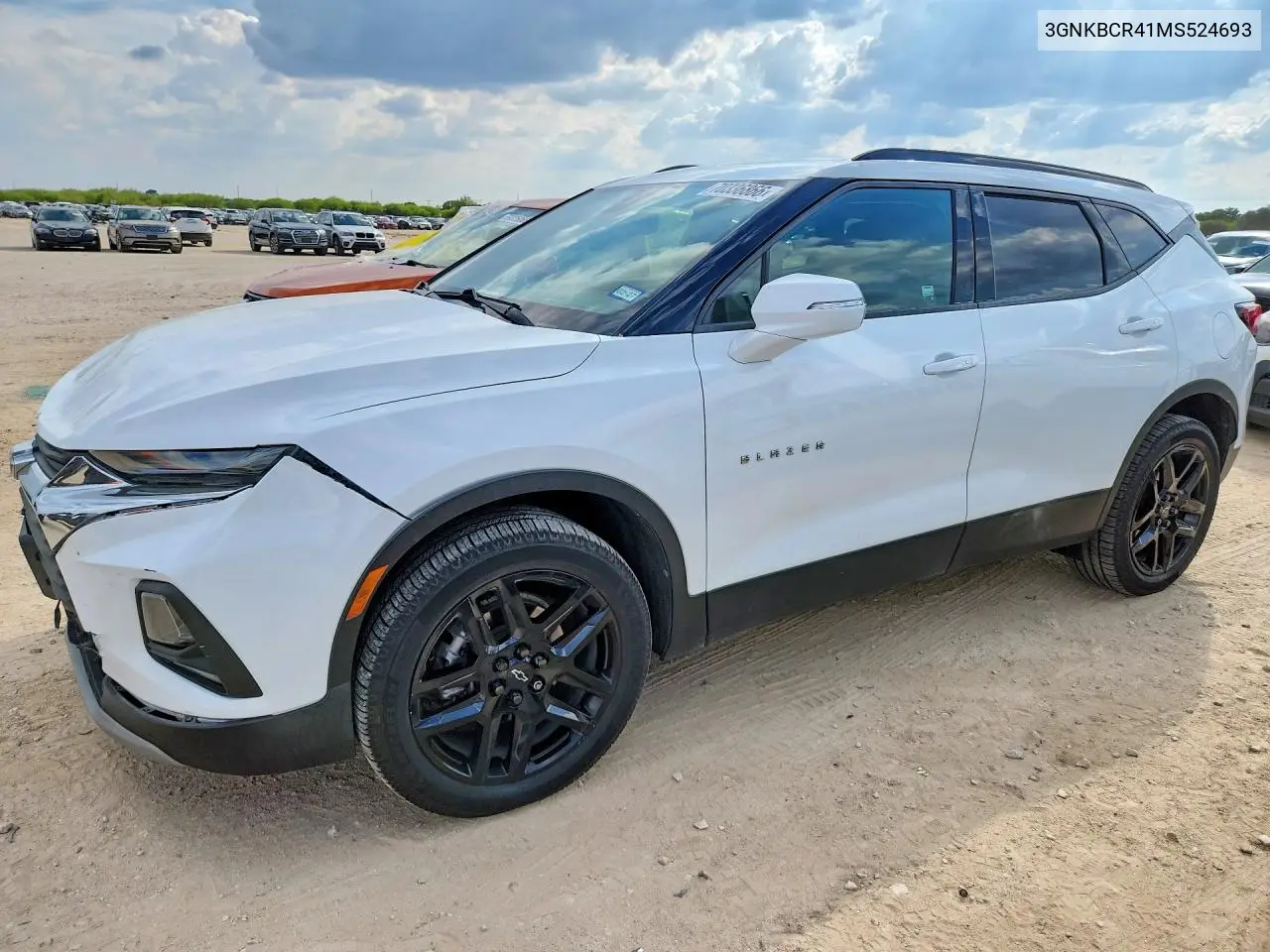 CHEVROLET BLAZER 2021, VIN 3GNKBCR41MS524693