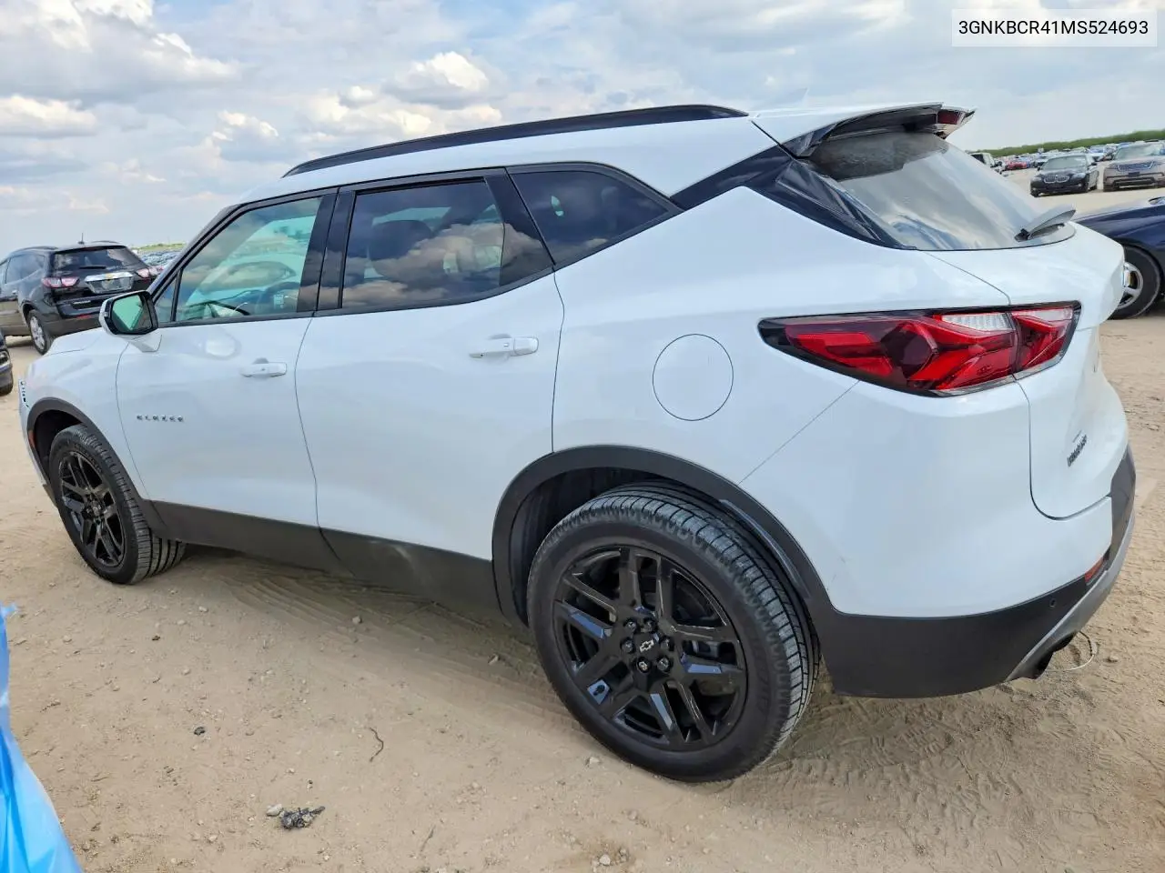 2021 CHEVROLET BLAZER VIN 3GNKBCR41MS524693 — фото 2