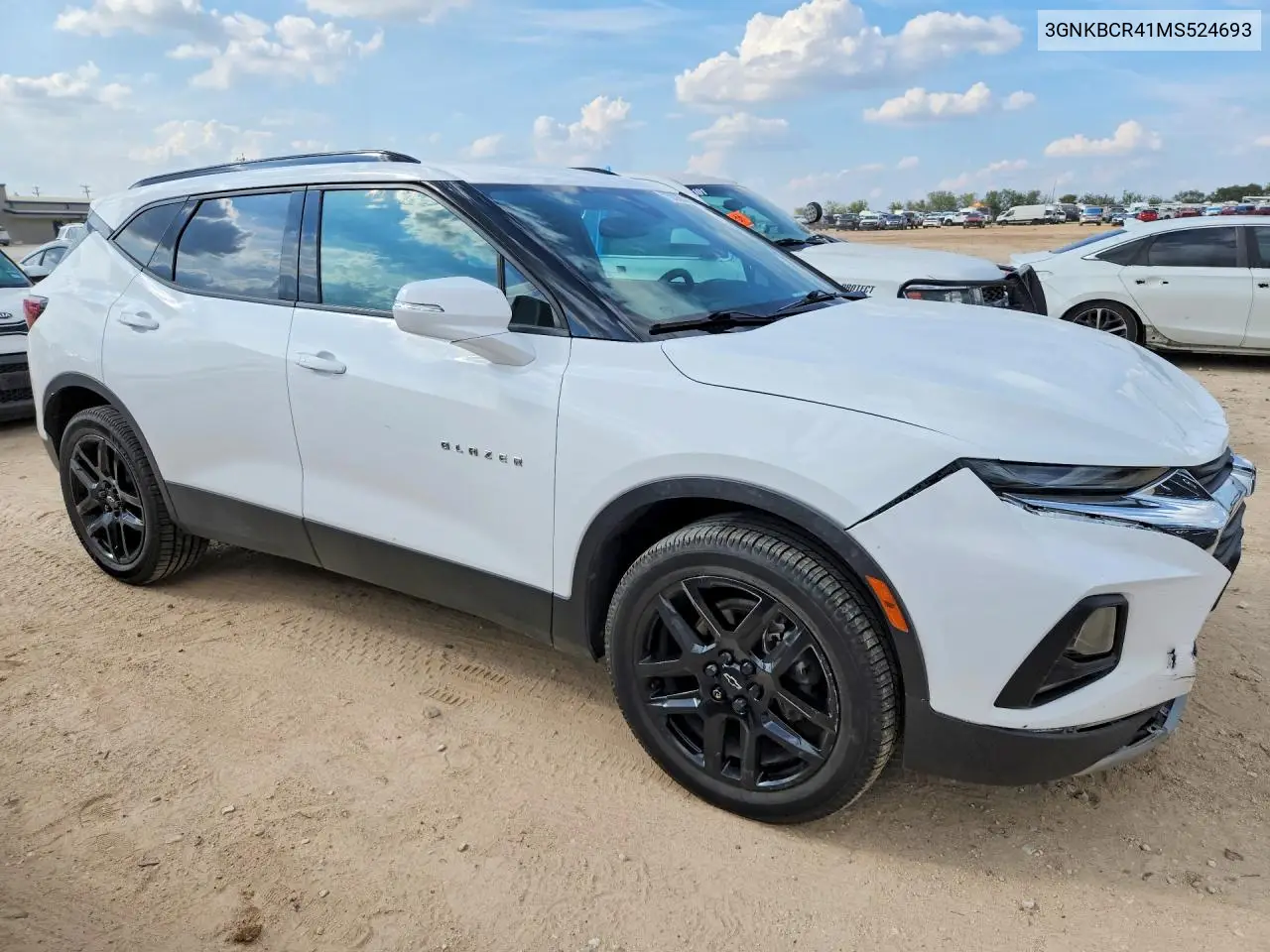 2021 CHEVROLET BLAZER VIN 3GNKBCR41MS524693 — фото 4