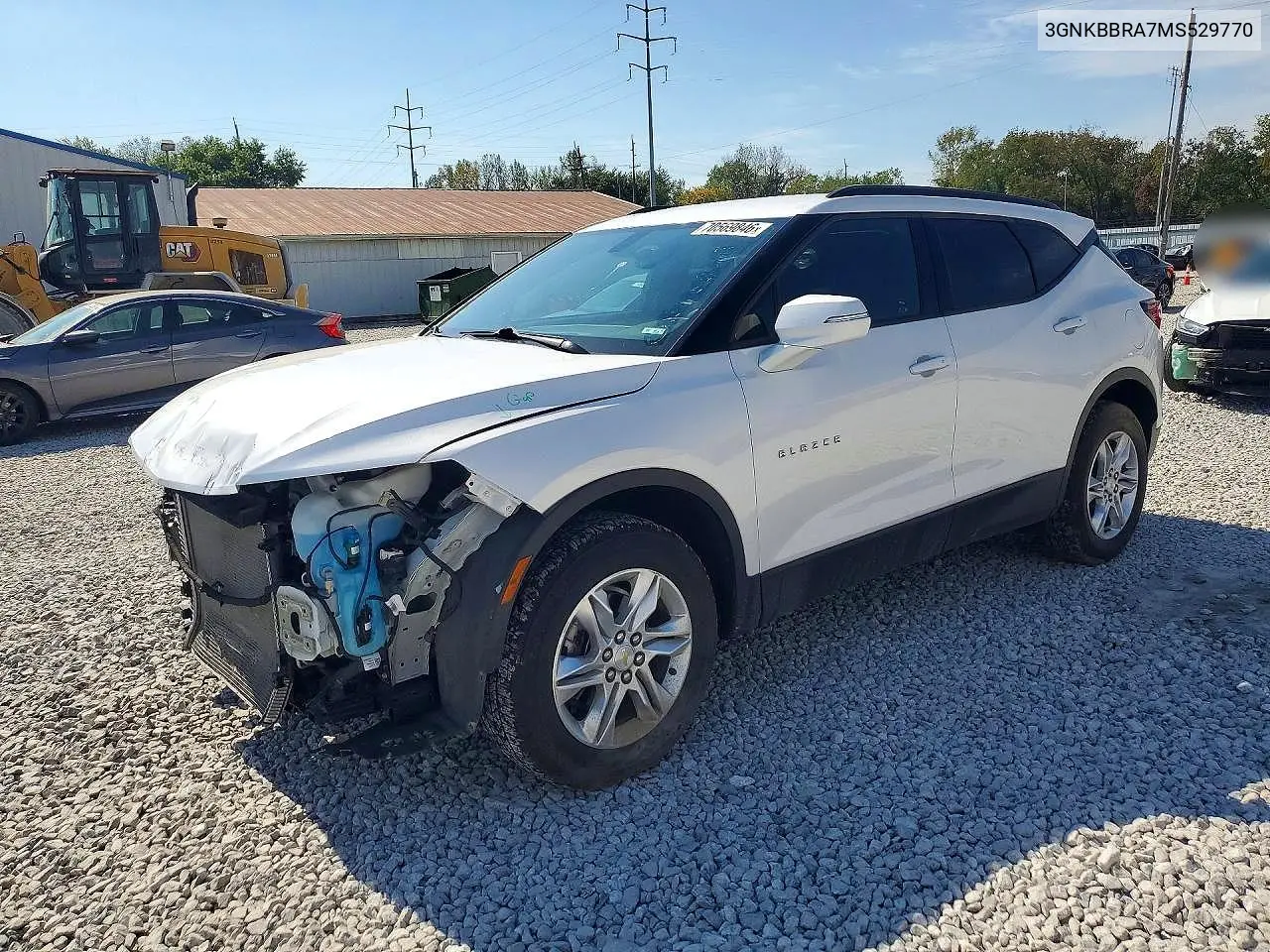 CHEVROLET BLAZER 2021, VIN 3GNKBBRA7MS529770