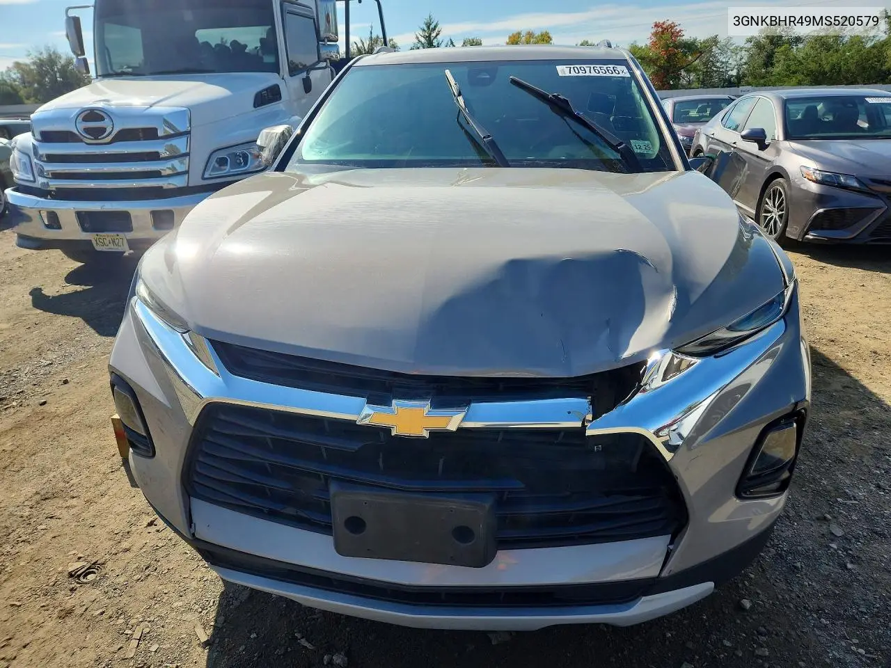 2021 CHEVROLET BLAZER VIN 3GNKBHR49MS520579 — фото 5