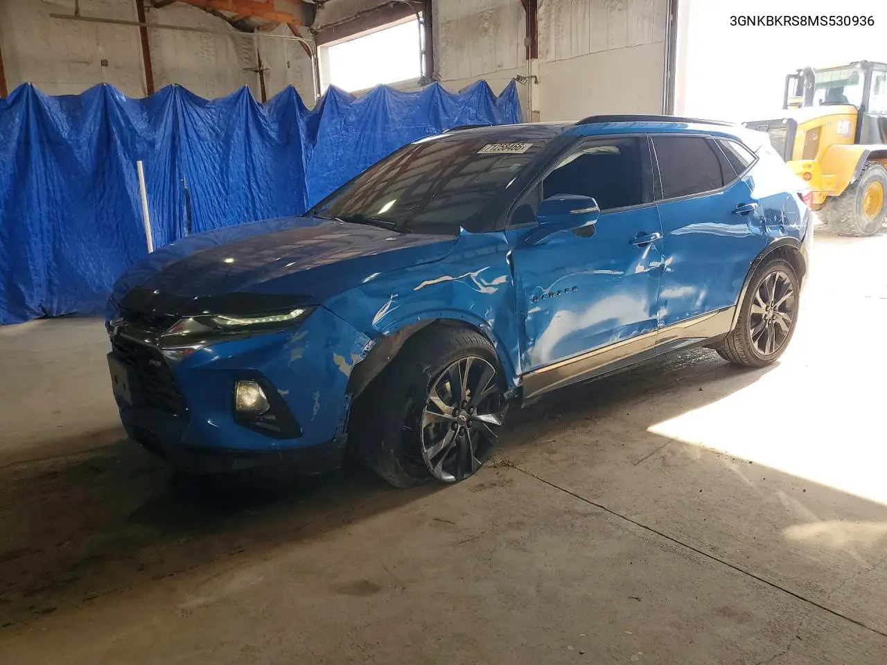 CHEVROLET BLAZER 2021, VIN 3GNKBKRS8MS530936