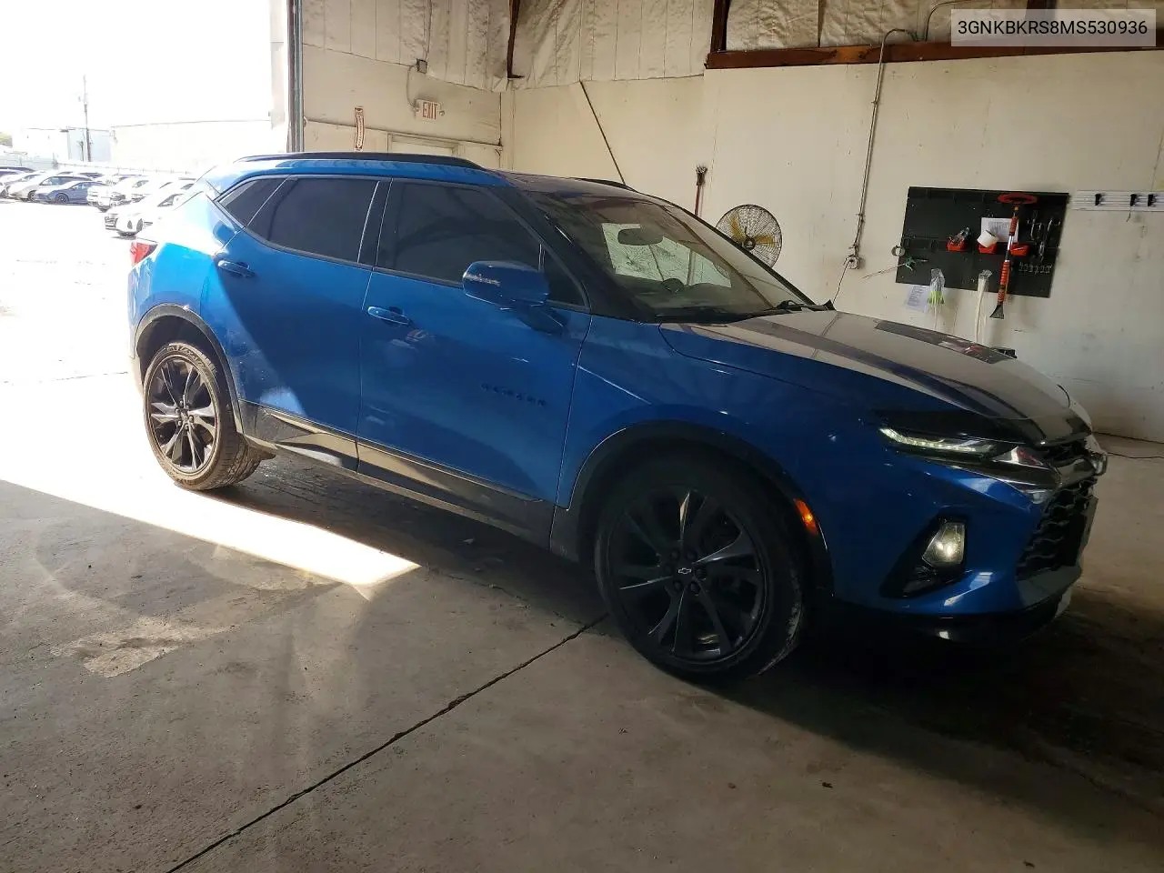 2021 CHEVROLET BLAZER VIN 3GNKBKRS8MS530936 — фото 4