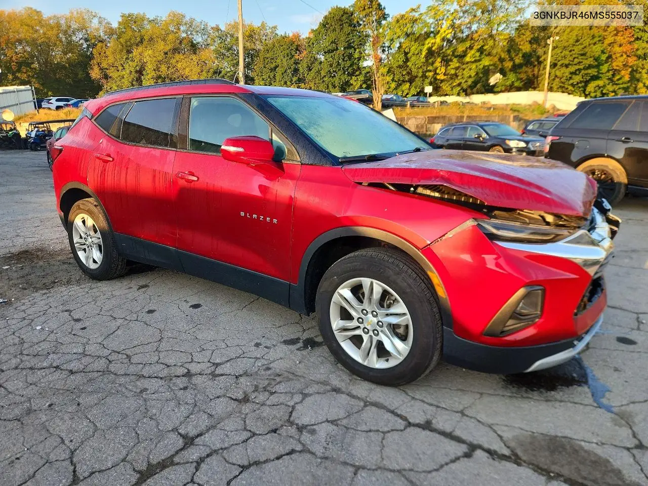 2021 CHEVROLET BLAZER VIN 3GNKBJR46MS555037 — фото 4