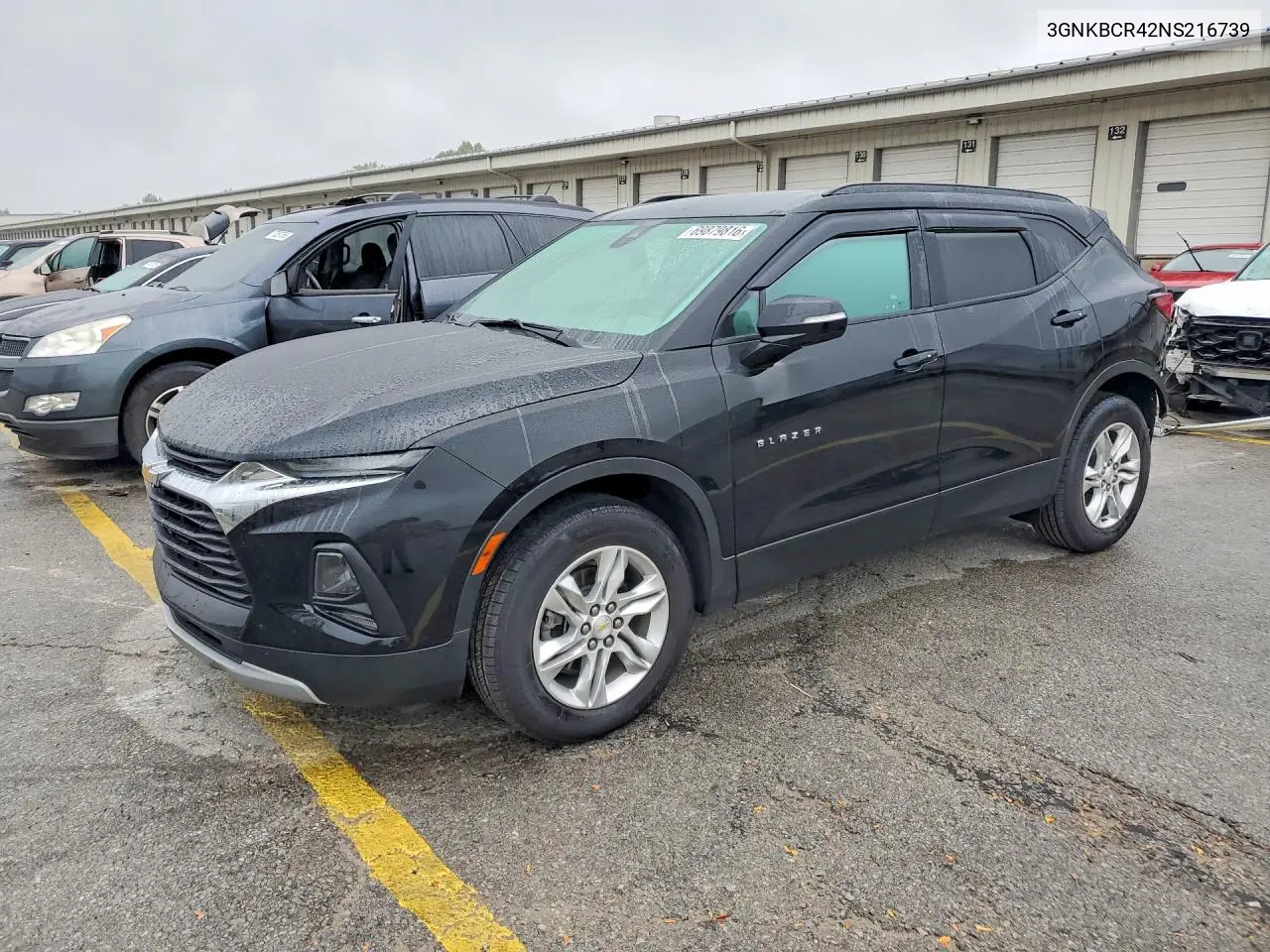 CHEVROLET BLAZER 2022, VIN 3GNKBCR42NS216739