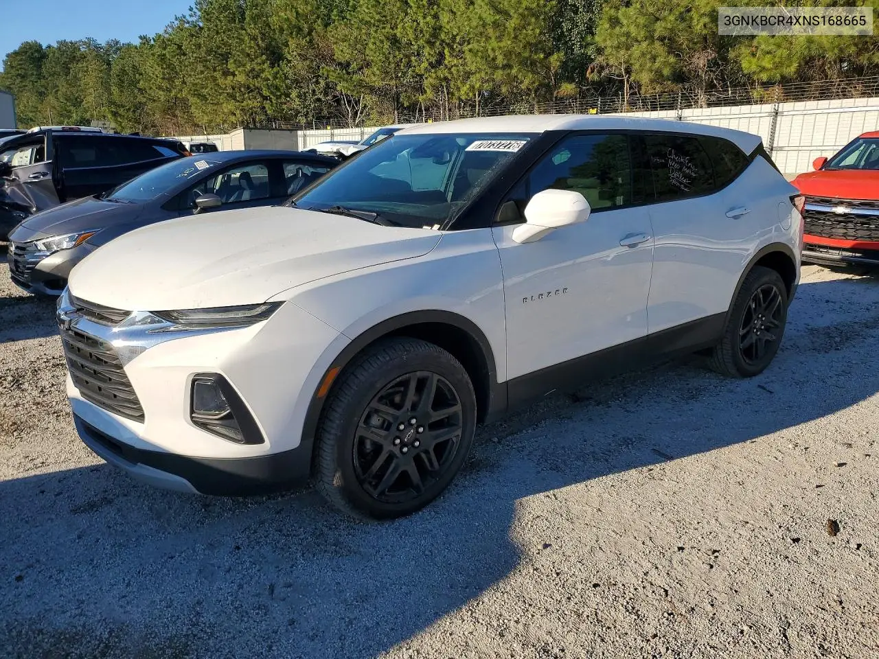 CHEVROLET BLAZER 2022, VIN 3GNKBCR4XNS168665