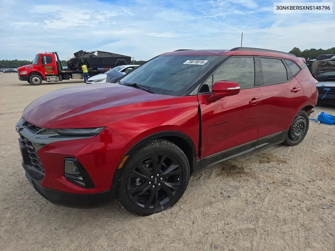 CHEVROLET BLAZER 2022, VIN 3GNKBERSXNS148796