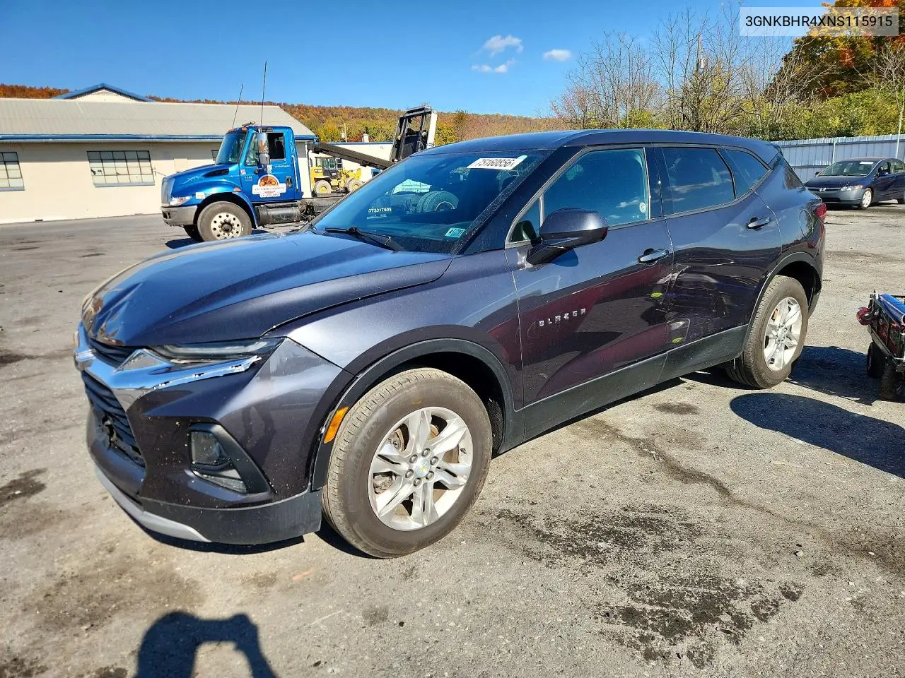 CHEVROLET BLAZER 2022, VIN 3GNKBHR4XNS115915
