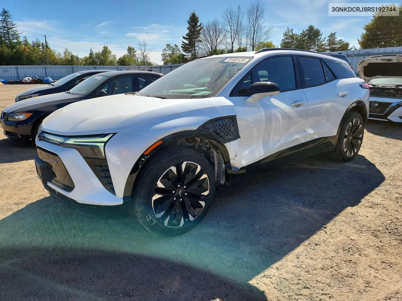 CHEVROLET BLAZER 2024, VIN 3GNKDCRJ8RS192744