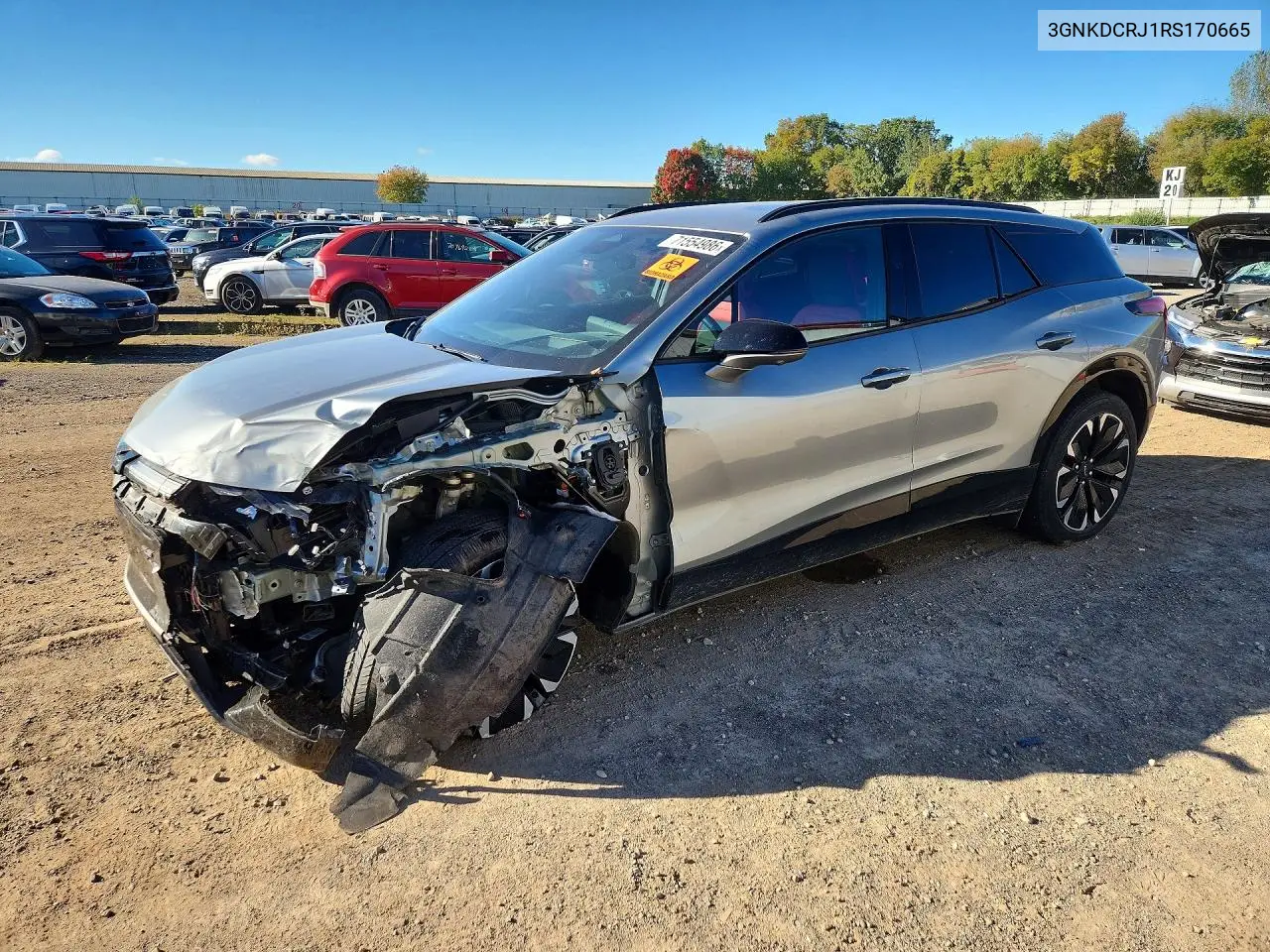 CHEVROLET BLAZER 2024, VIN 3GNKDCRJ1RS170665