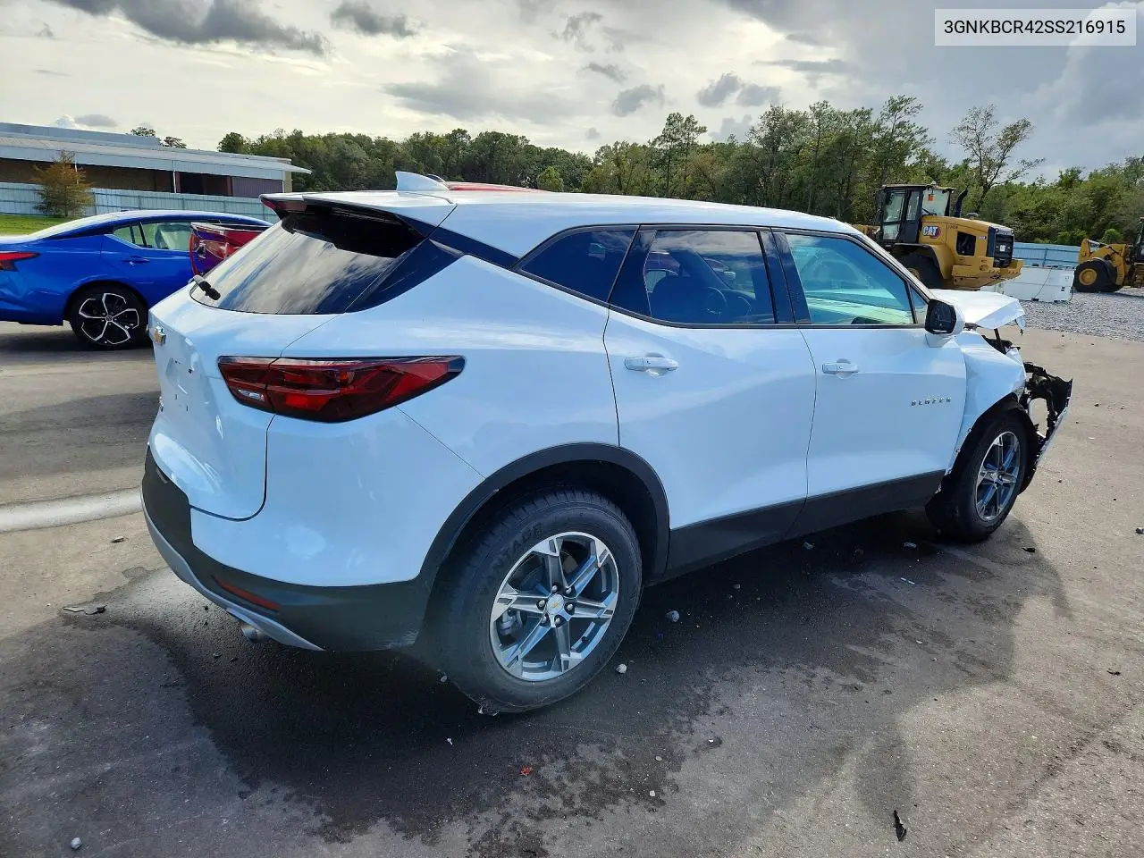 2025 CHEVROLET BLAZER VIN 3GNKBCR42SS216915 — фото 3