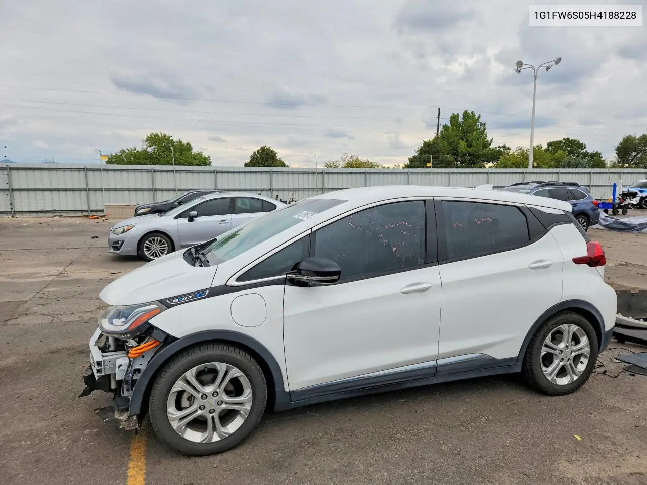 CHEVROLET BOLT 2017, VIN 1G1FW6S05H4188228