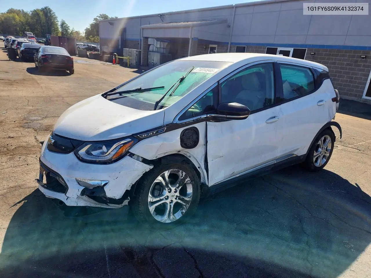 CHEVROLET BOLT 2019, VIN 1G1FY6S09K4132374