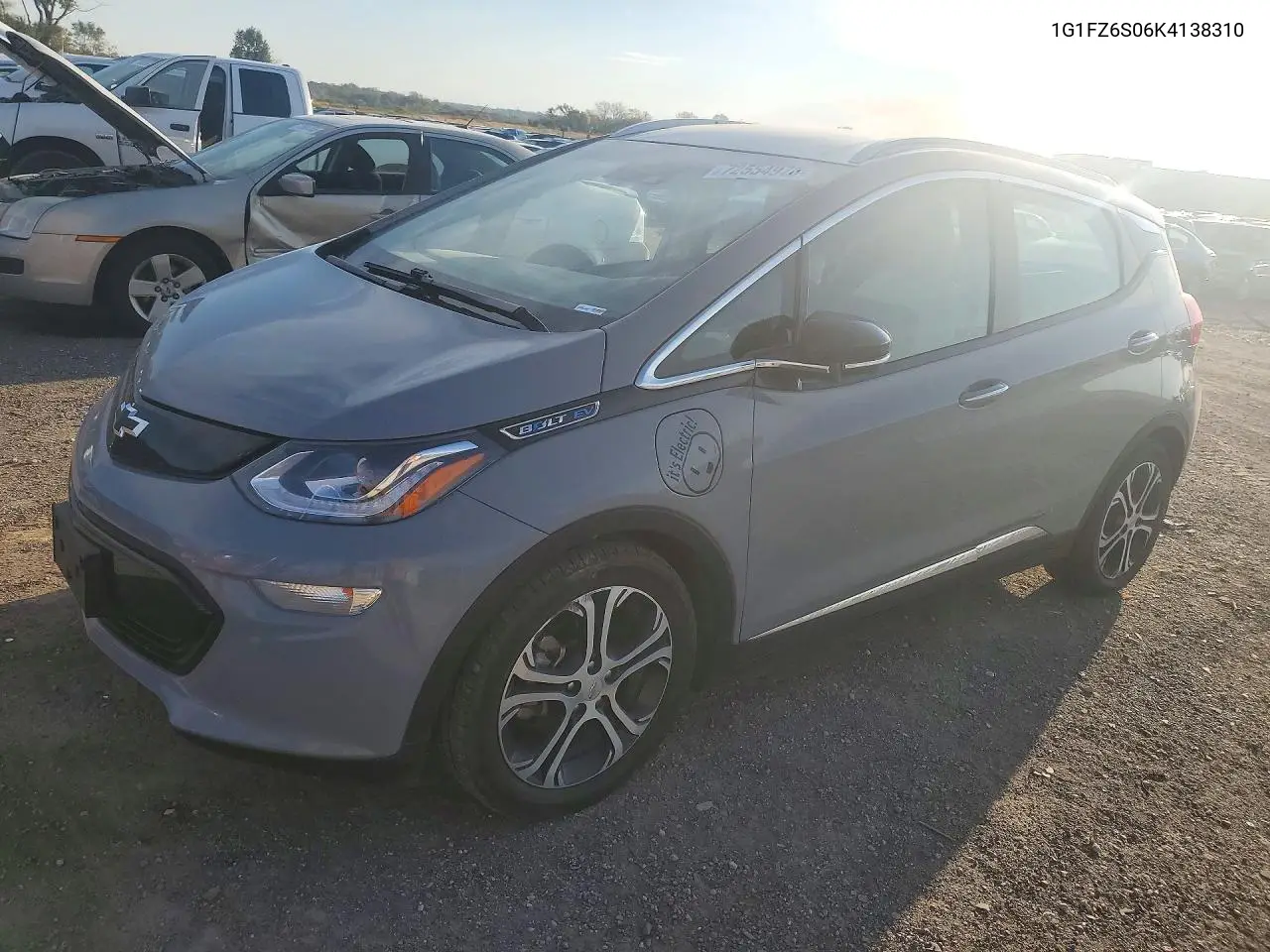 CHEVROLET BOLT 2019, VIN 1G1FZ6S06K4138310