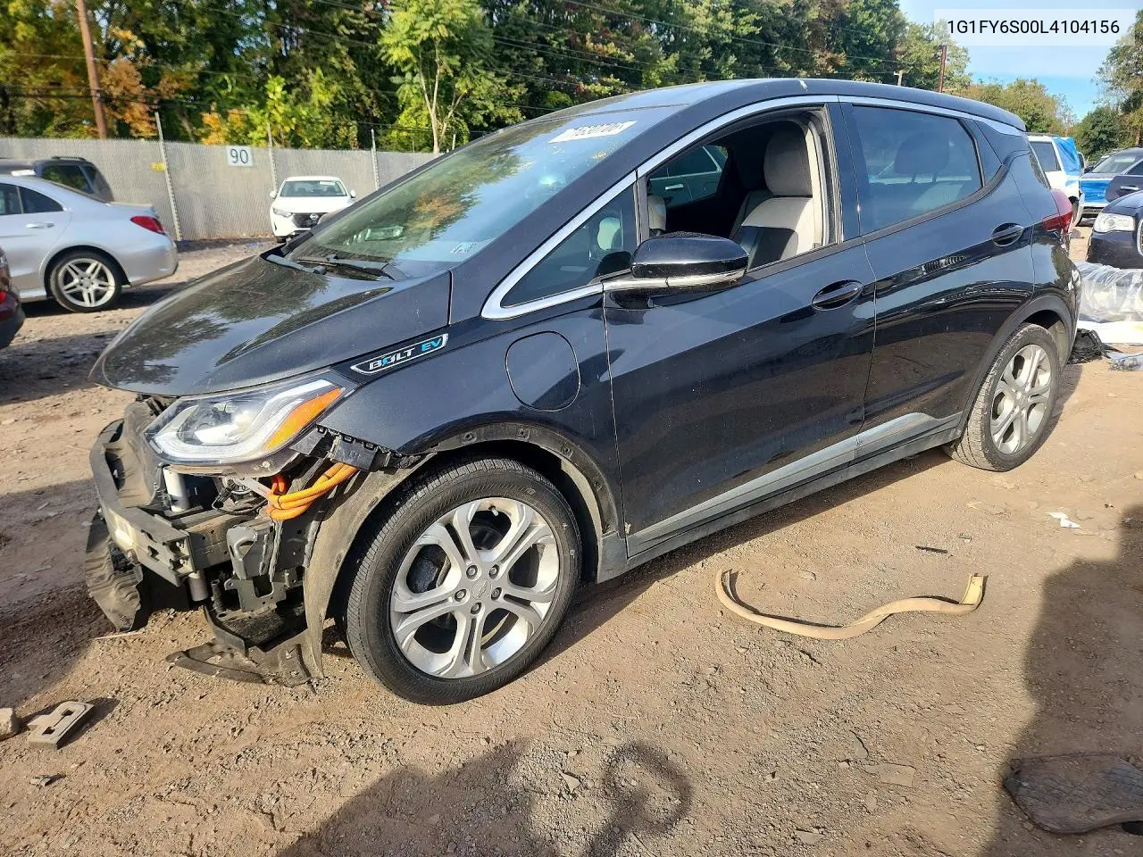 CHEVROLET BOLT 2020, VIN 1G1FY6S00L4104156