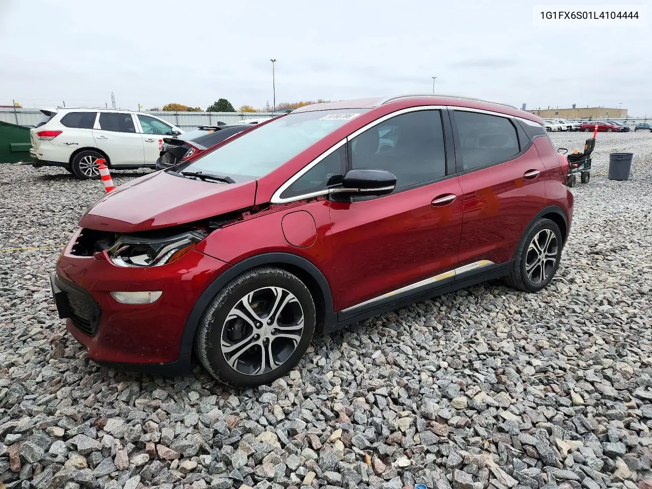CHEVROLET BOLT 2020, VIN 1G1FX6S01L4104444