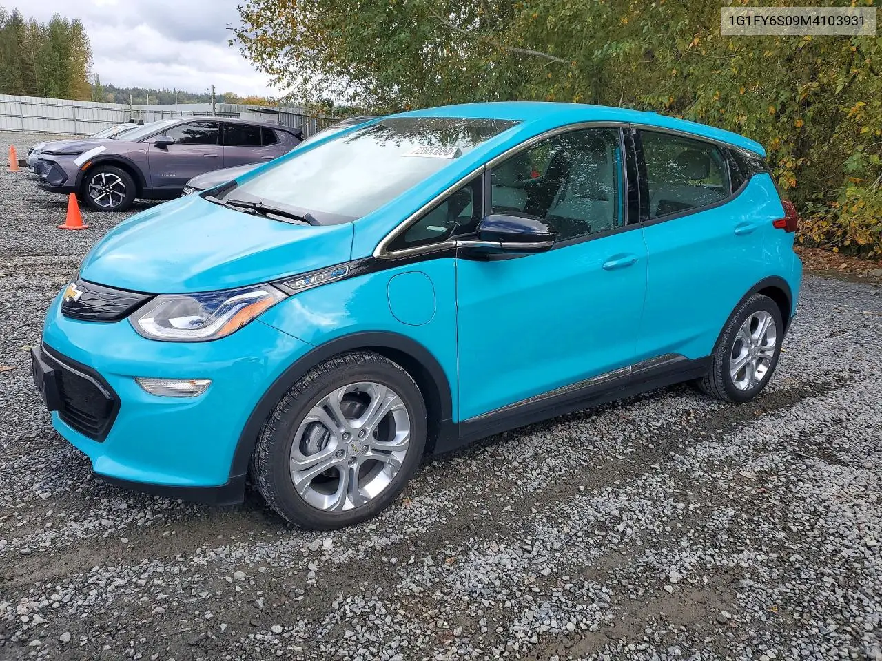 CHEVROLET BOLT 2021, VIN 1G1FY6S09M4103931