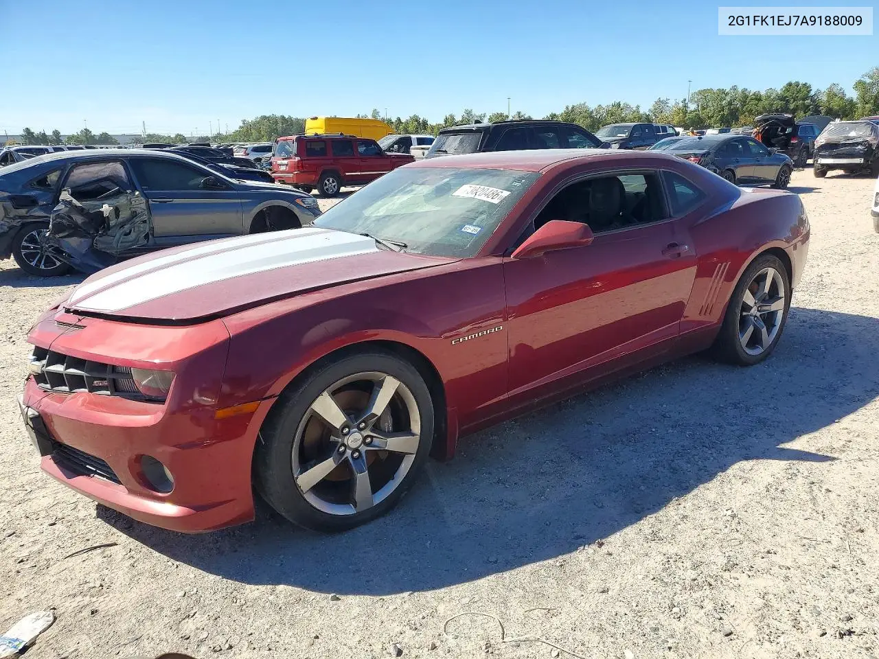 CHEVROLET CAMARO 2010, VIN 2G1FK1EJ7A9188009