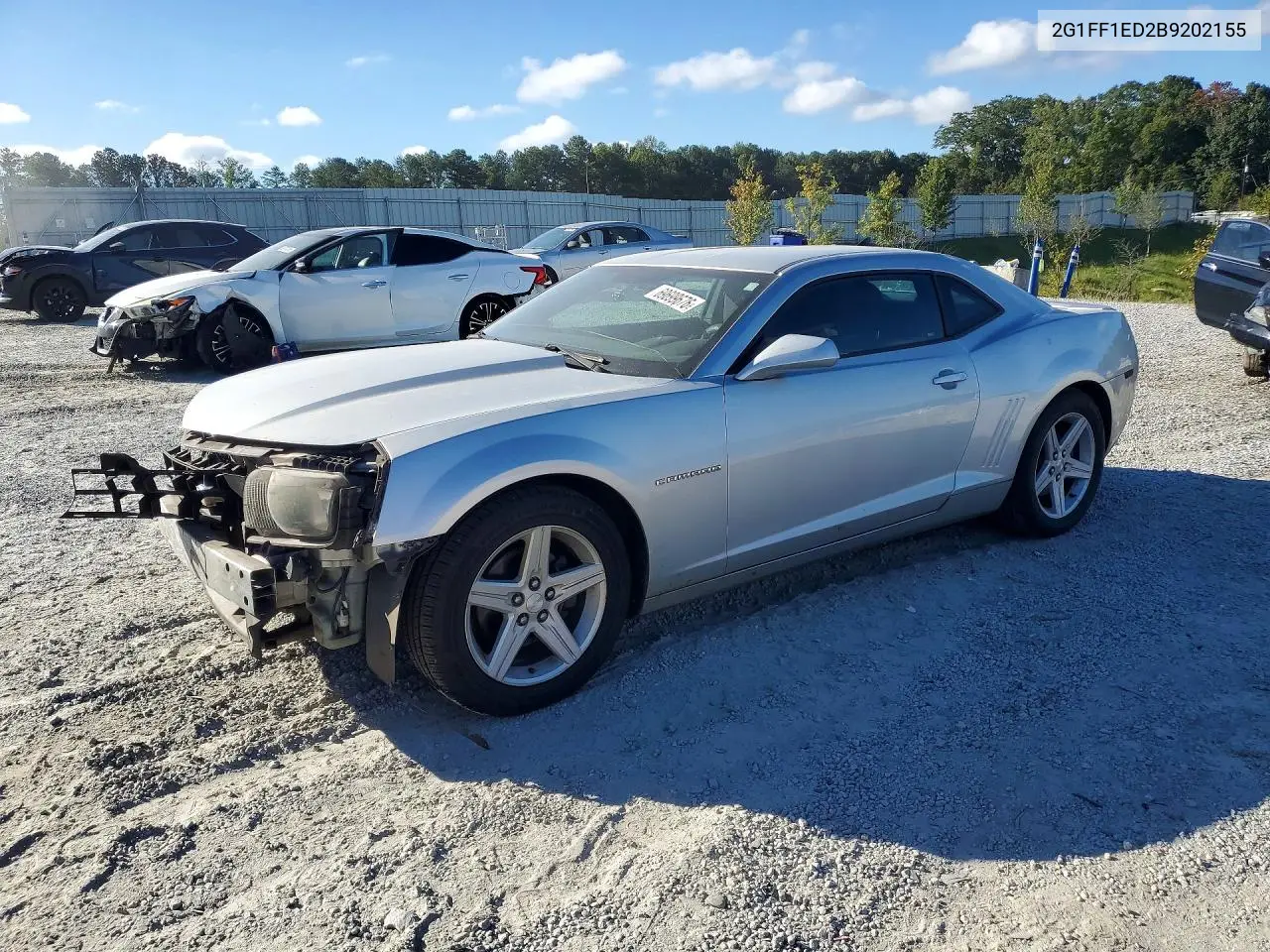 CHEVROLET CAMARO 2011, VIN 2G1FF1ED2B9202155