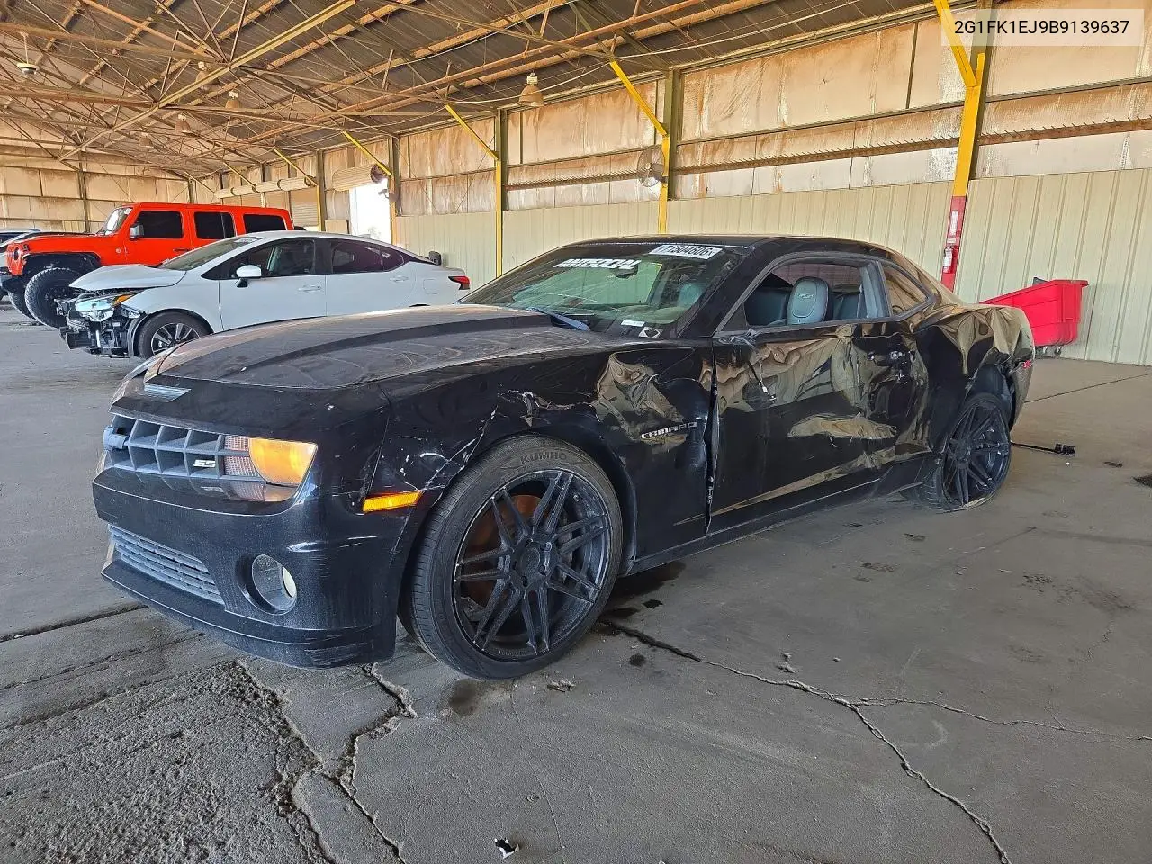 CHEVROLET CAMARO 2011, VIN 2G1FK1EJ9B9139637