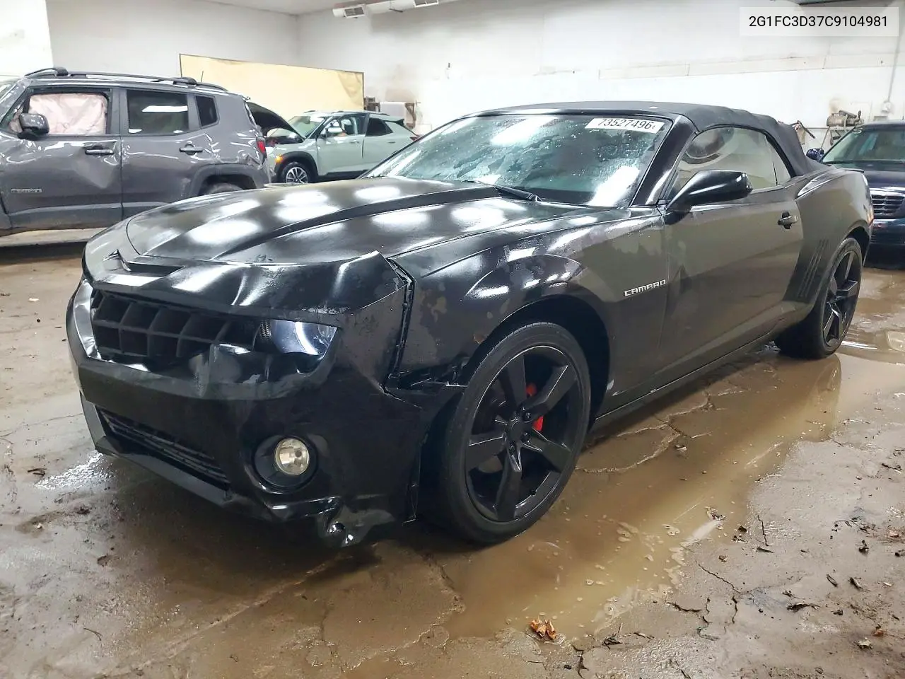 CHEVROLET CAMARO 2012, VIN 2G1FC3D37C9104981