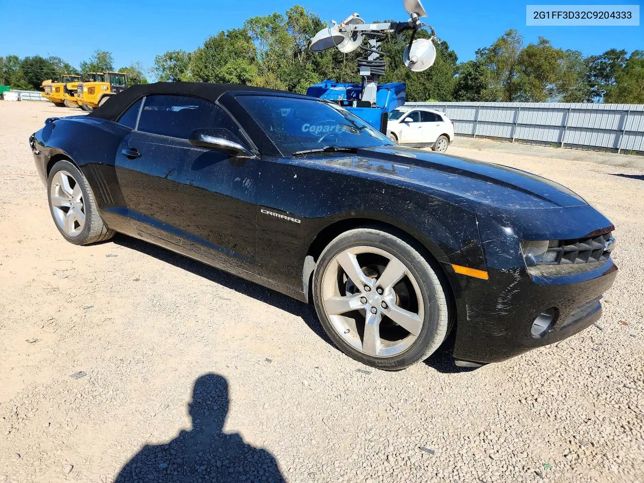 2012 CHEVROLET CAMARO VIN 2G1FF3D32C9204333 — фото 4