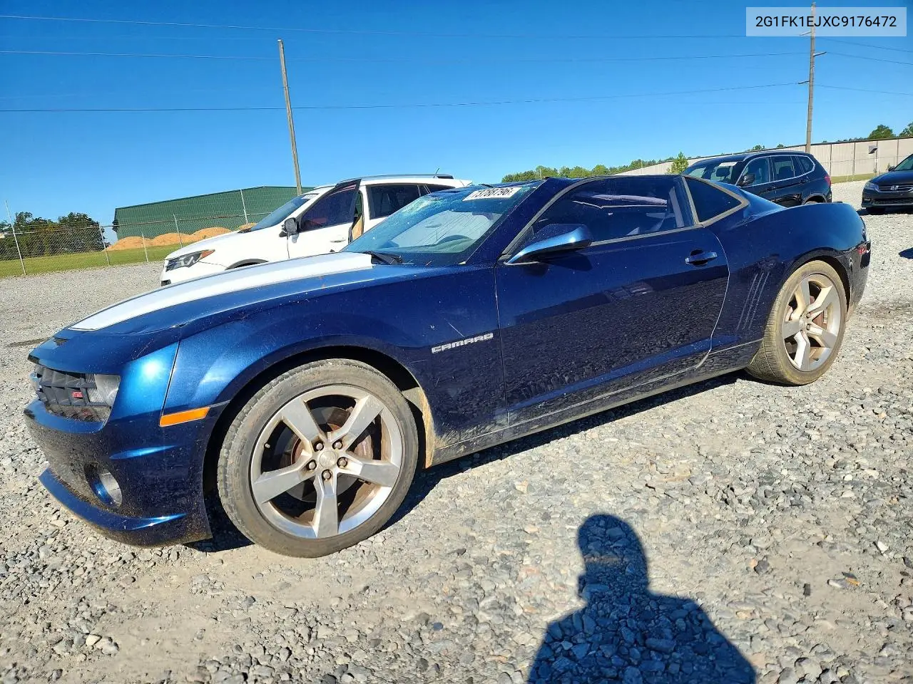 CHEVROLET CAMARO 2012, VIN 2G1FK1EJXC9176472