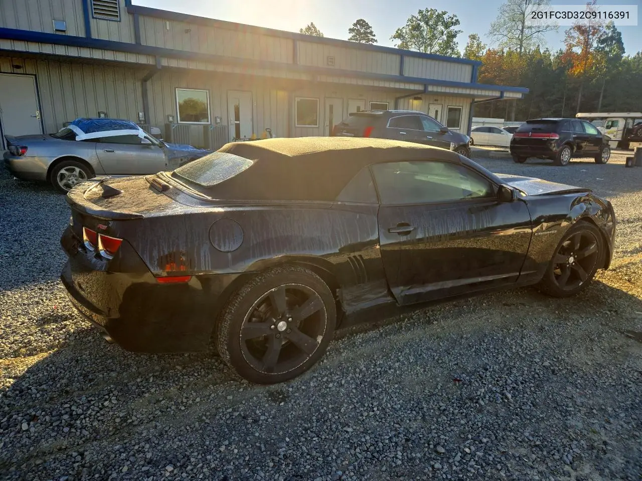 2012 CHEVROLET CAMARO VIN 2G1FC3D32C9116391 — фото 3