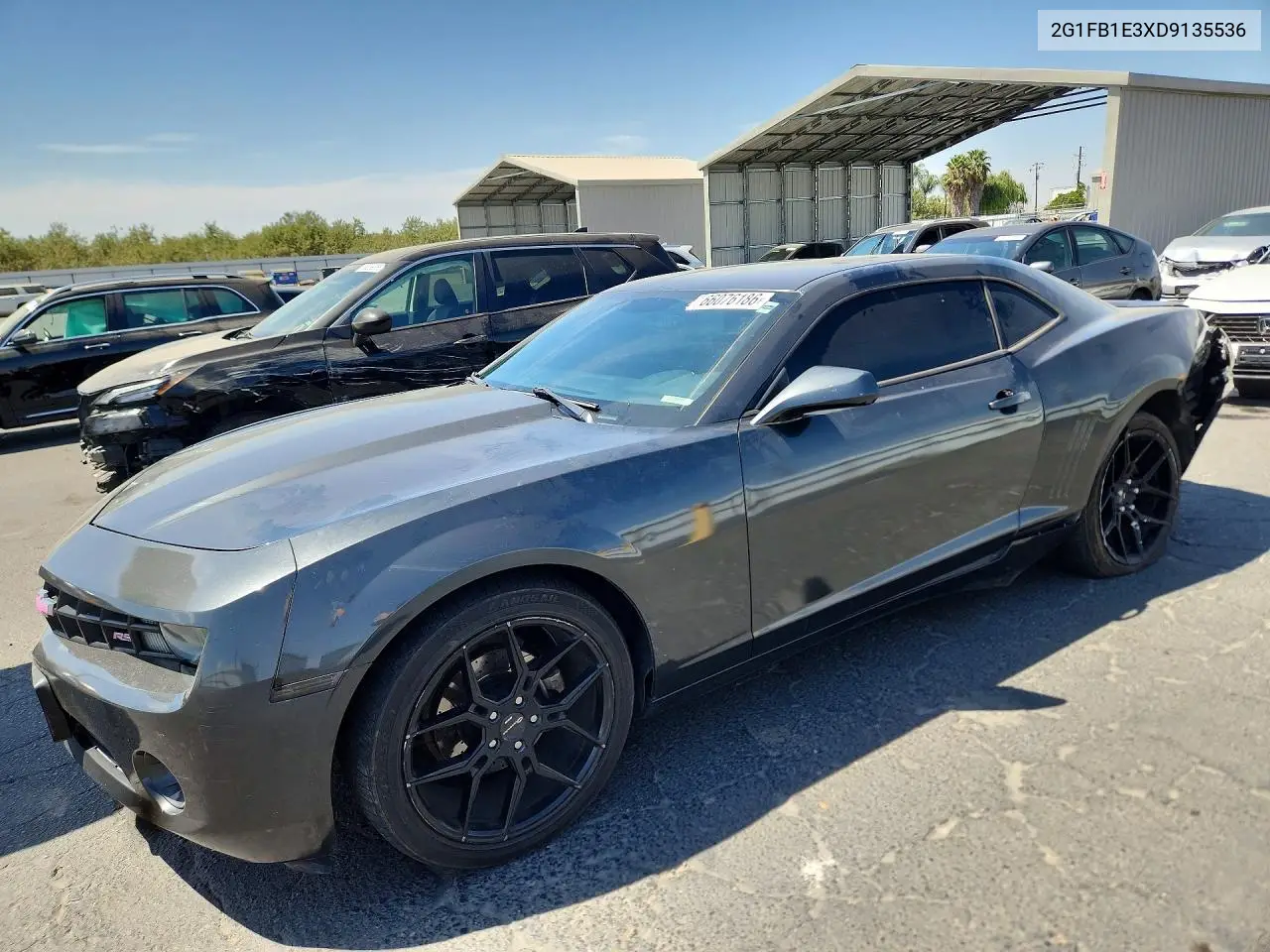 CHEVROLET CAMARO 2013, VIN 2G1FB1E3XD9135536