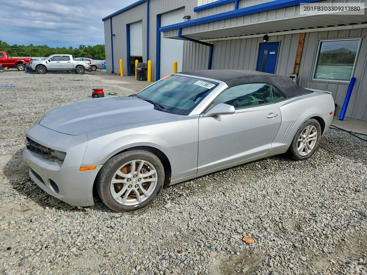 CHEVROLET CAMARO 2013, VIN 2G1FB3D33D9213880