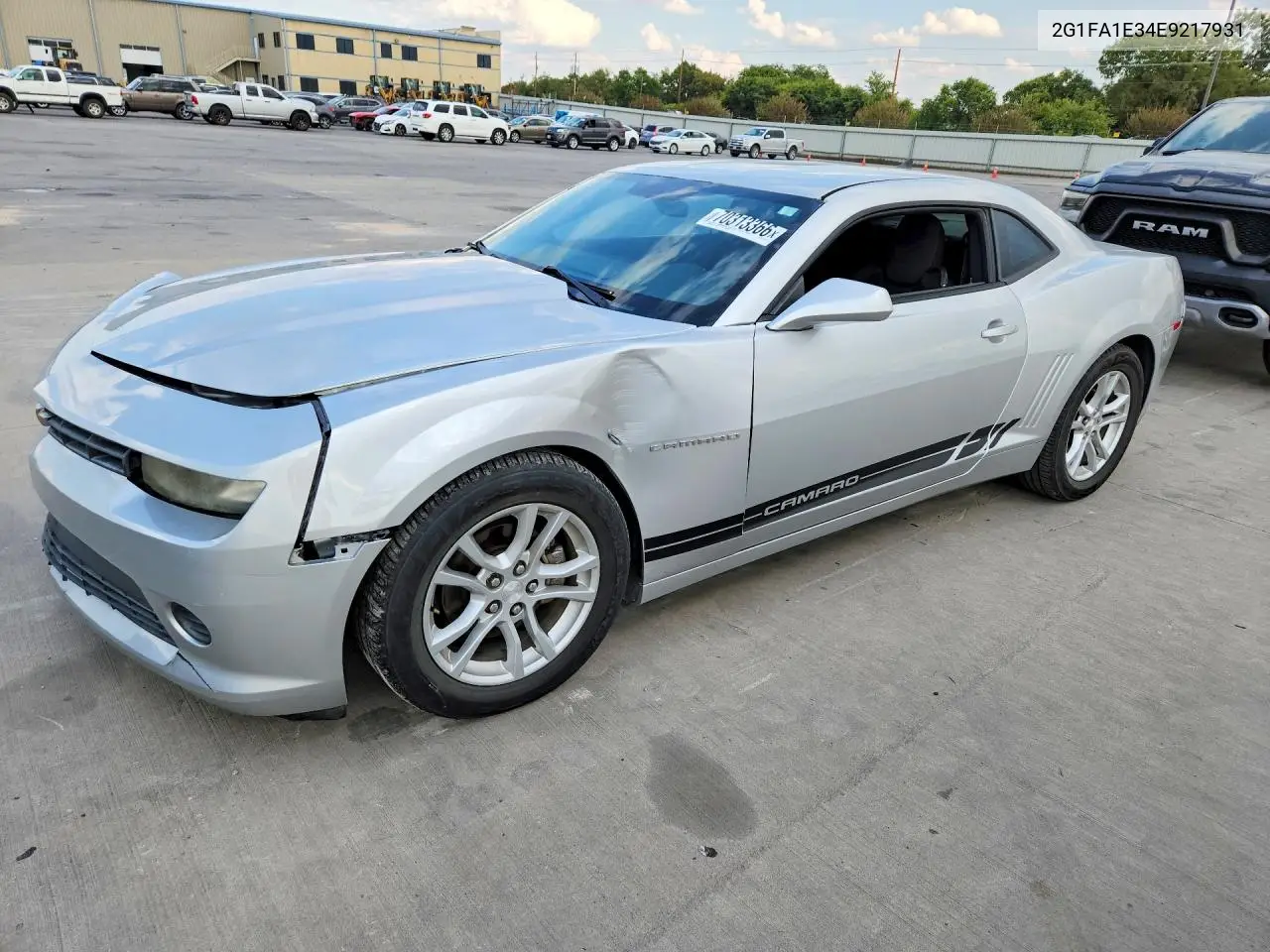 CHEVROLET CAMARO 2014, VIN 2G1FA1E34E9217931