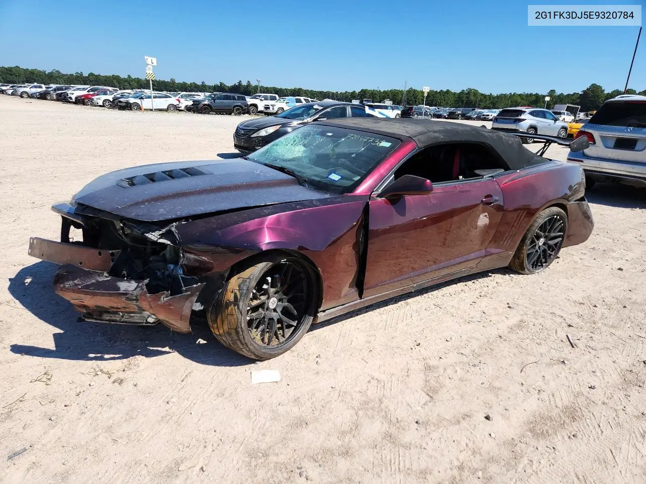 CHEVROLET CAMARO 2014, VIN 2G1FK3DJ5E9320784
