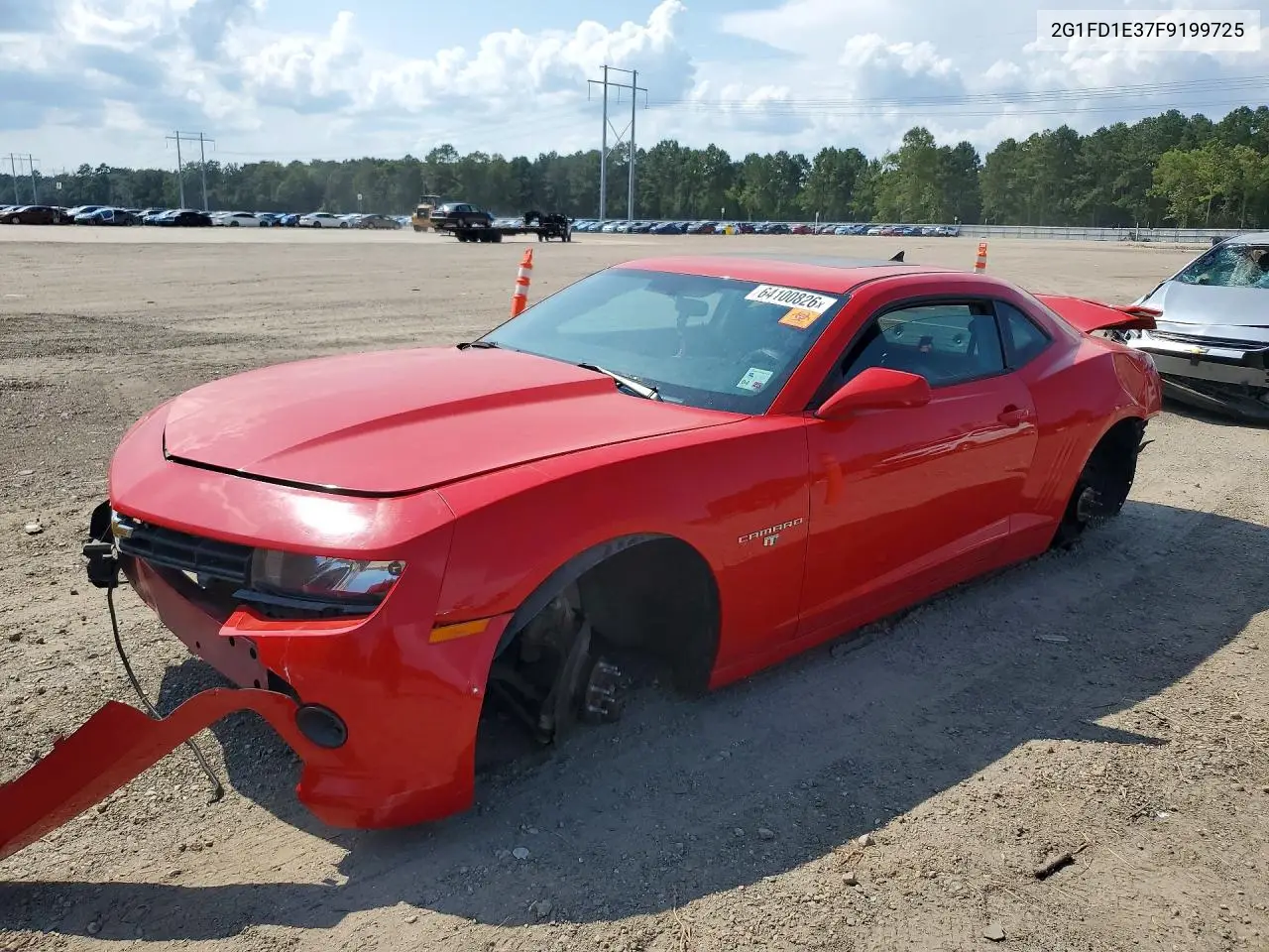 CHEVROLET CAMARO 2015, VIN 2G1FD1E37F9199725
