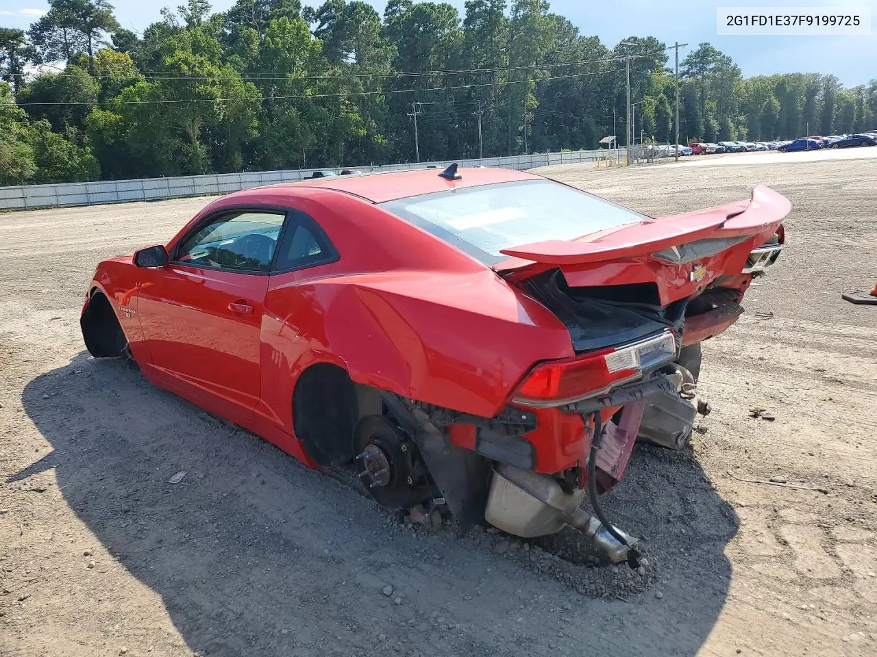2015 CHEVROLET CAMARO VIN 2G1FD1E37F9199725 — фото 2