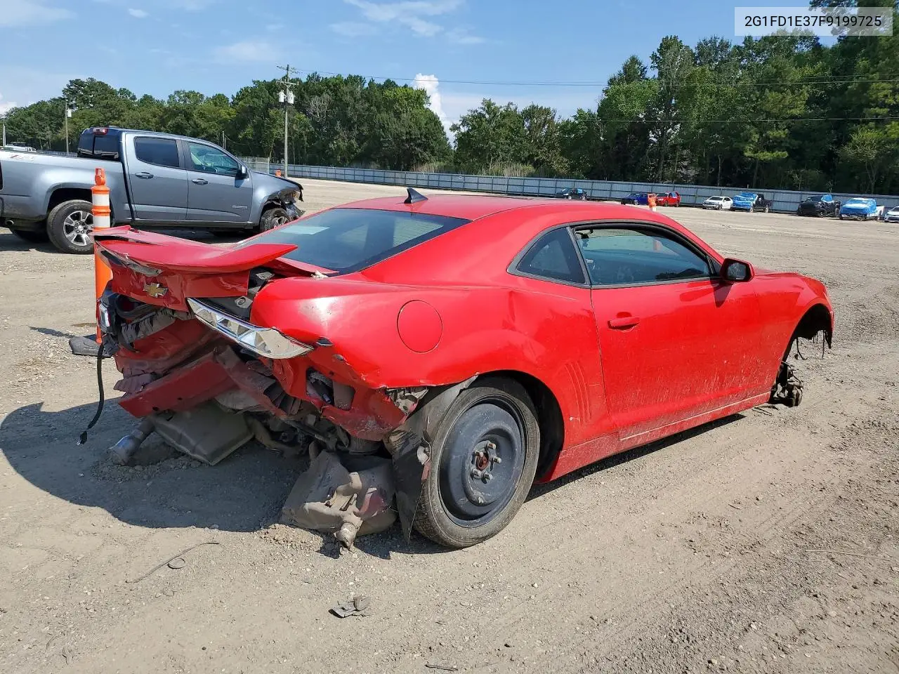 2015 CHEVROLET CAMARO VIN 2G1FD1E37F9199725 — фото 3